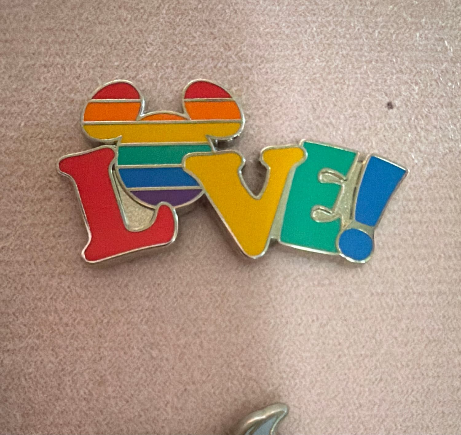 Rainbow Love with Mickey Icon front