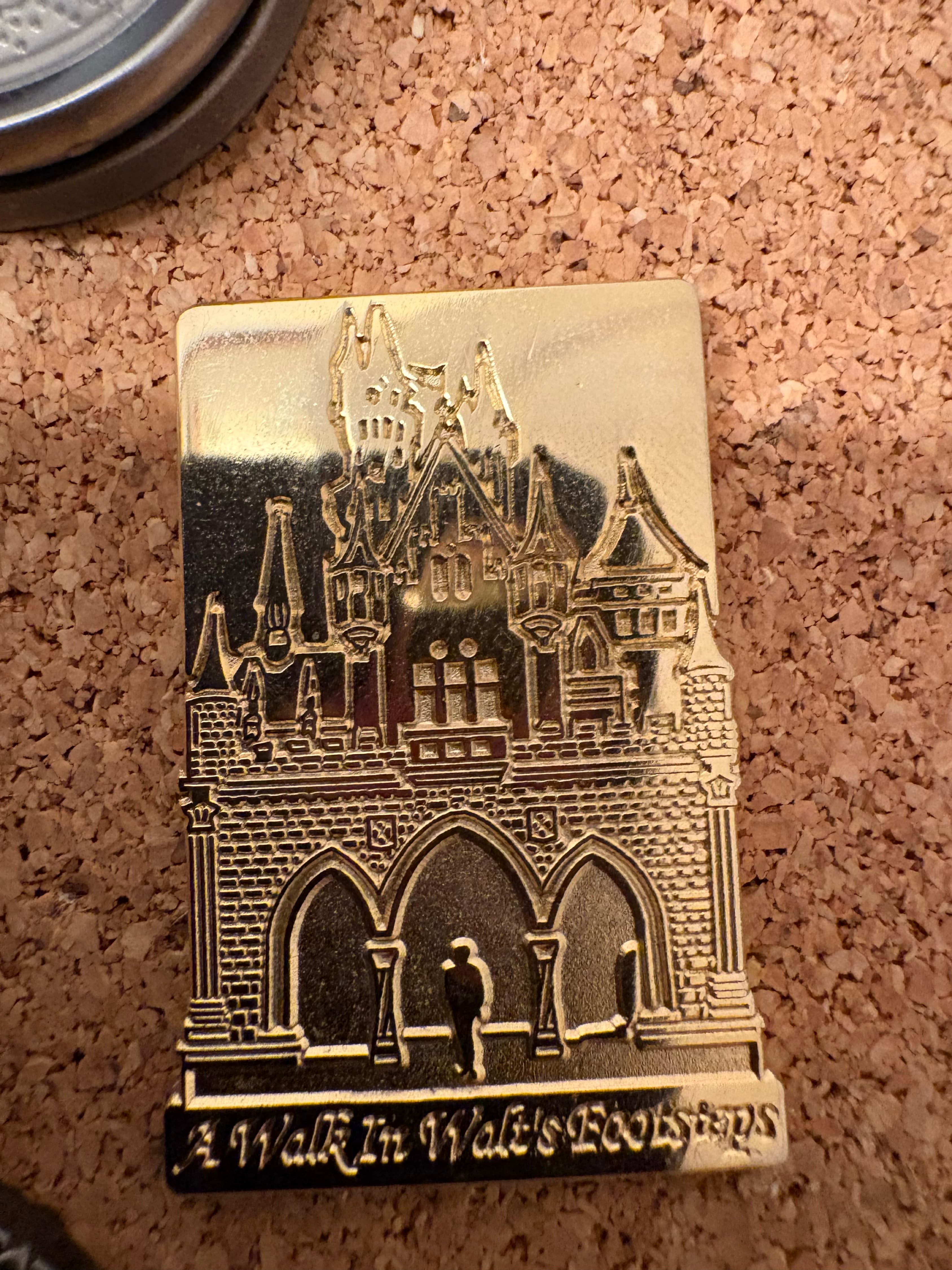 A Walk in Walt's Footsteps Tour Golden Anniversary Castle Pin front