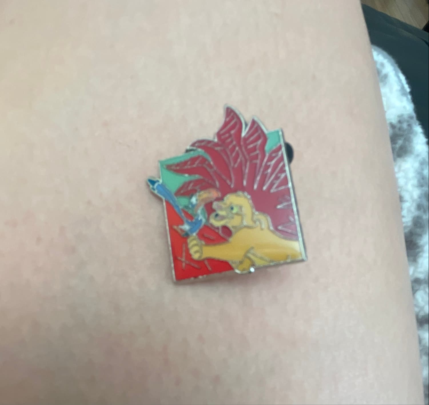 “i Just Can’t Wait To Be King” Mystery Pack Pin Simba With Zazu Lr front