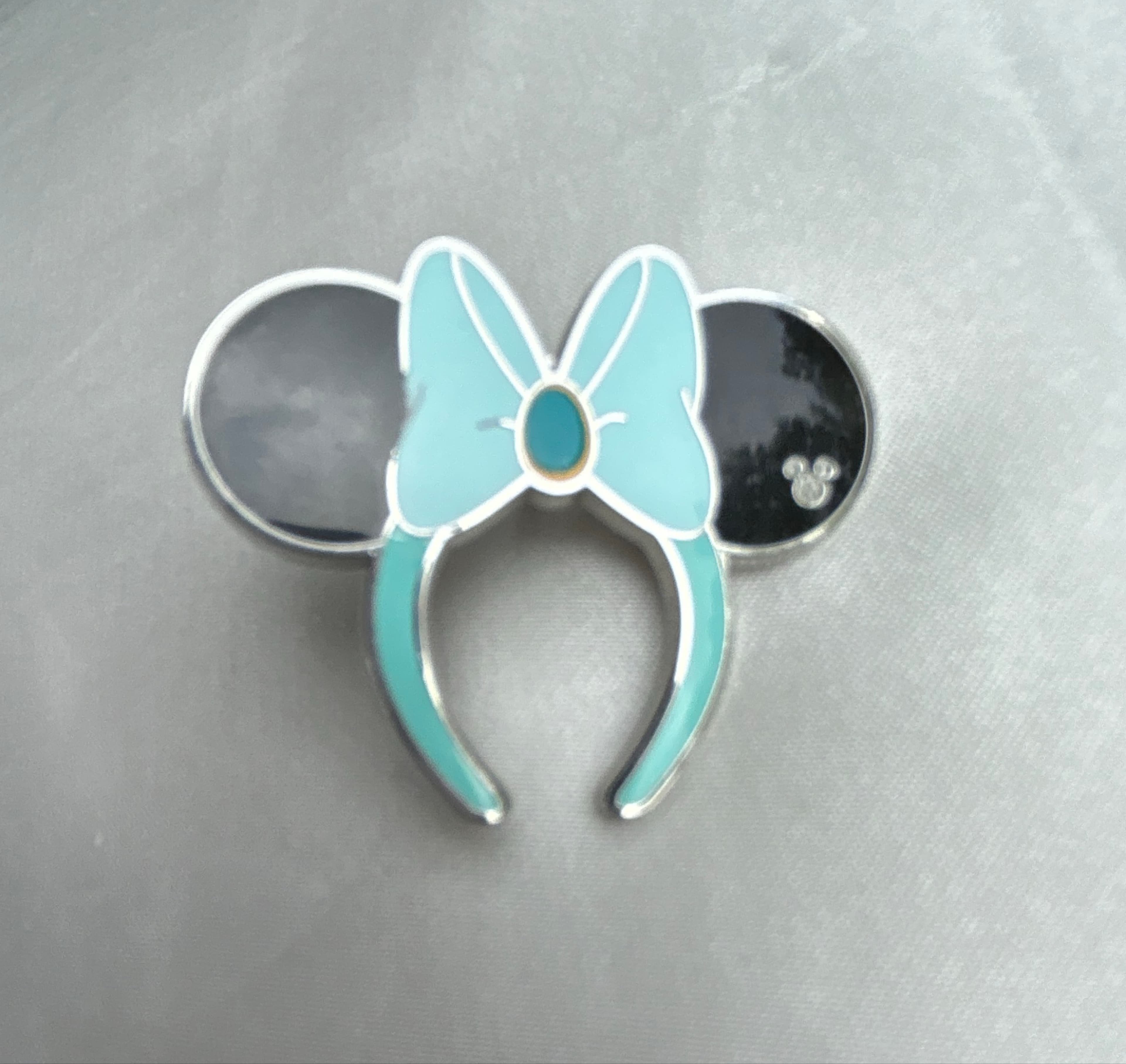 Minnie Mouse Ear Headband - Aqua front