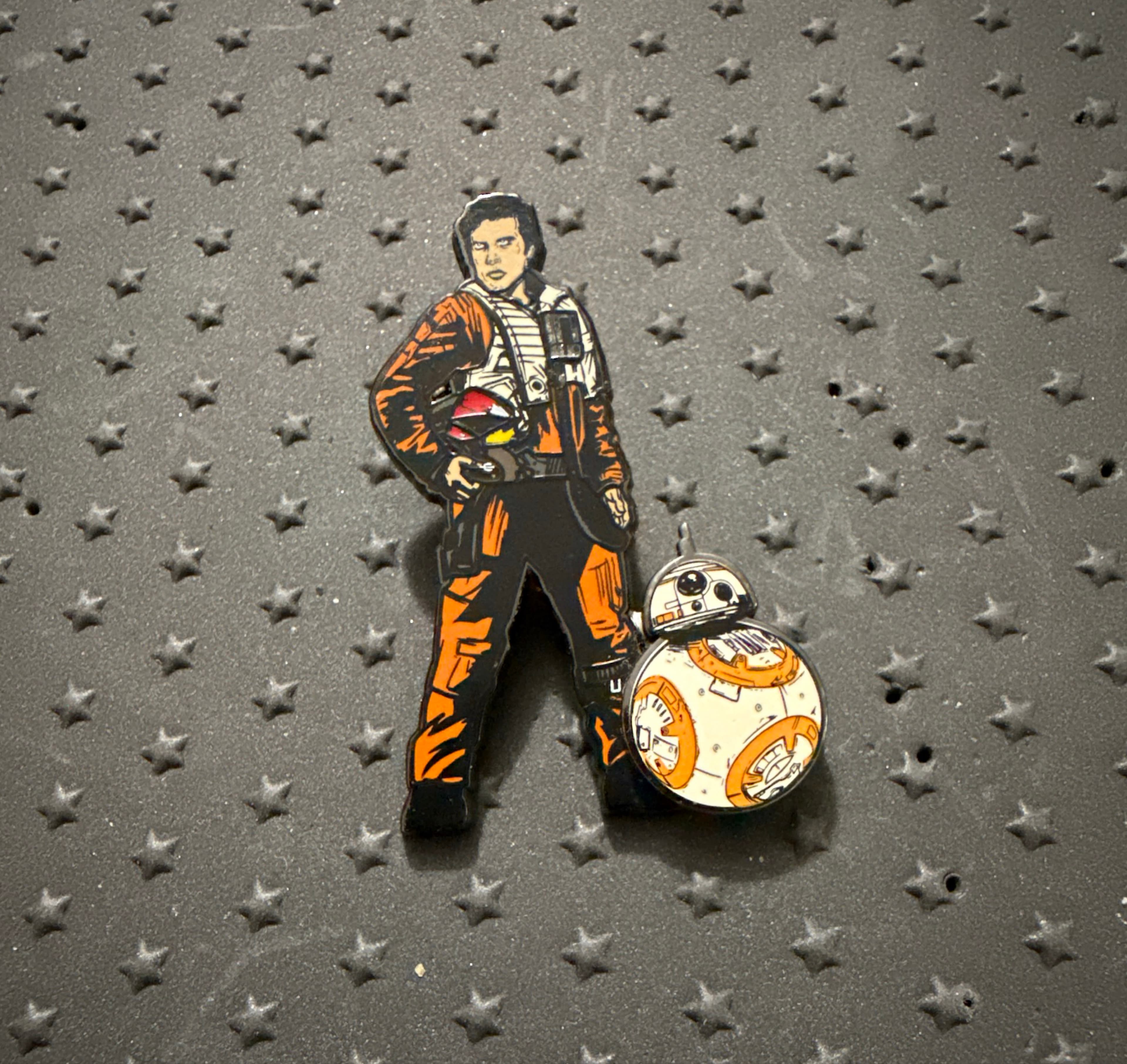 Disney Star Wars Pin - The Last Jedi - Poe Dameron & BB-8 front