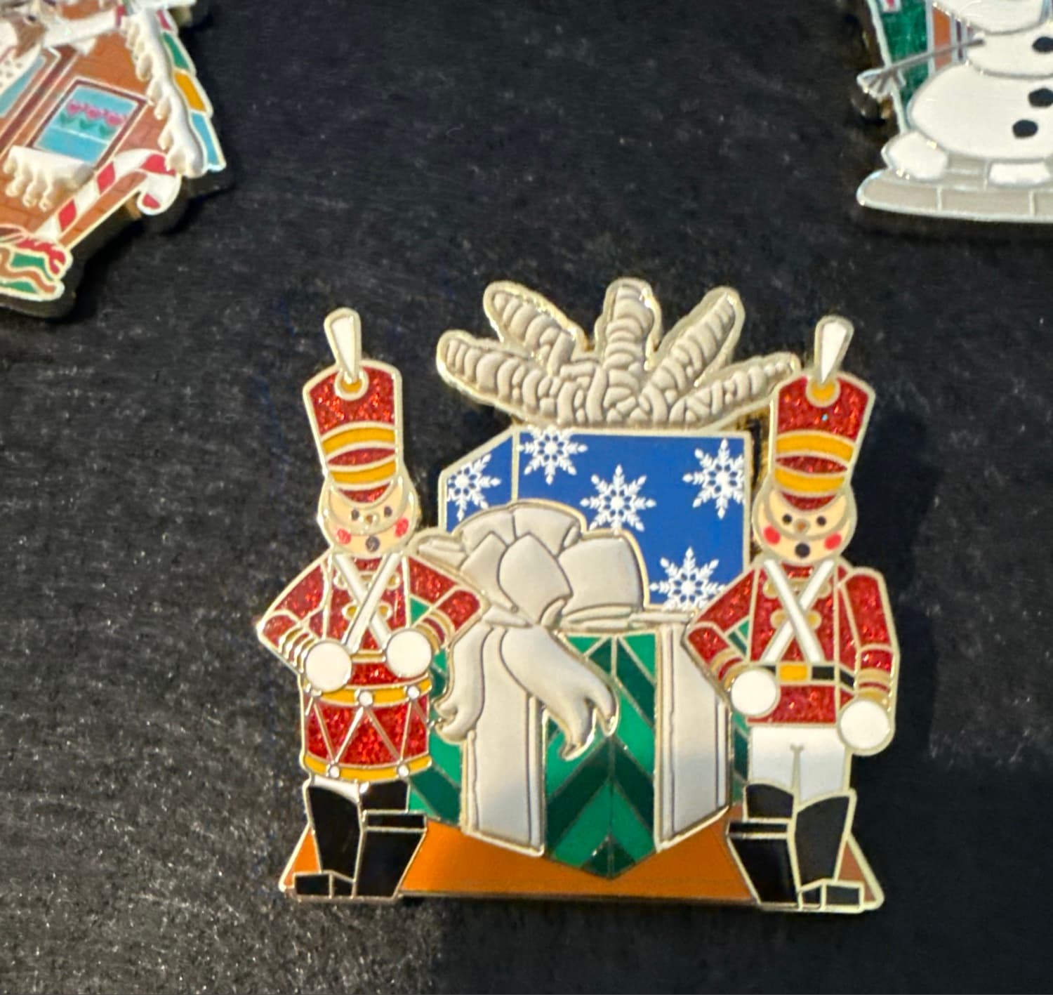 Disney Parks Festive Floats Toy Soldiers Parade Drummers with Presents front