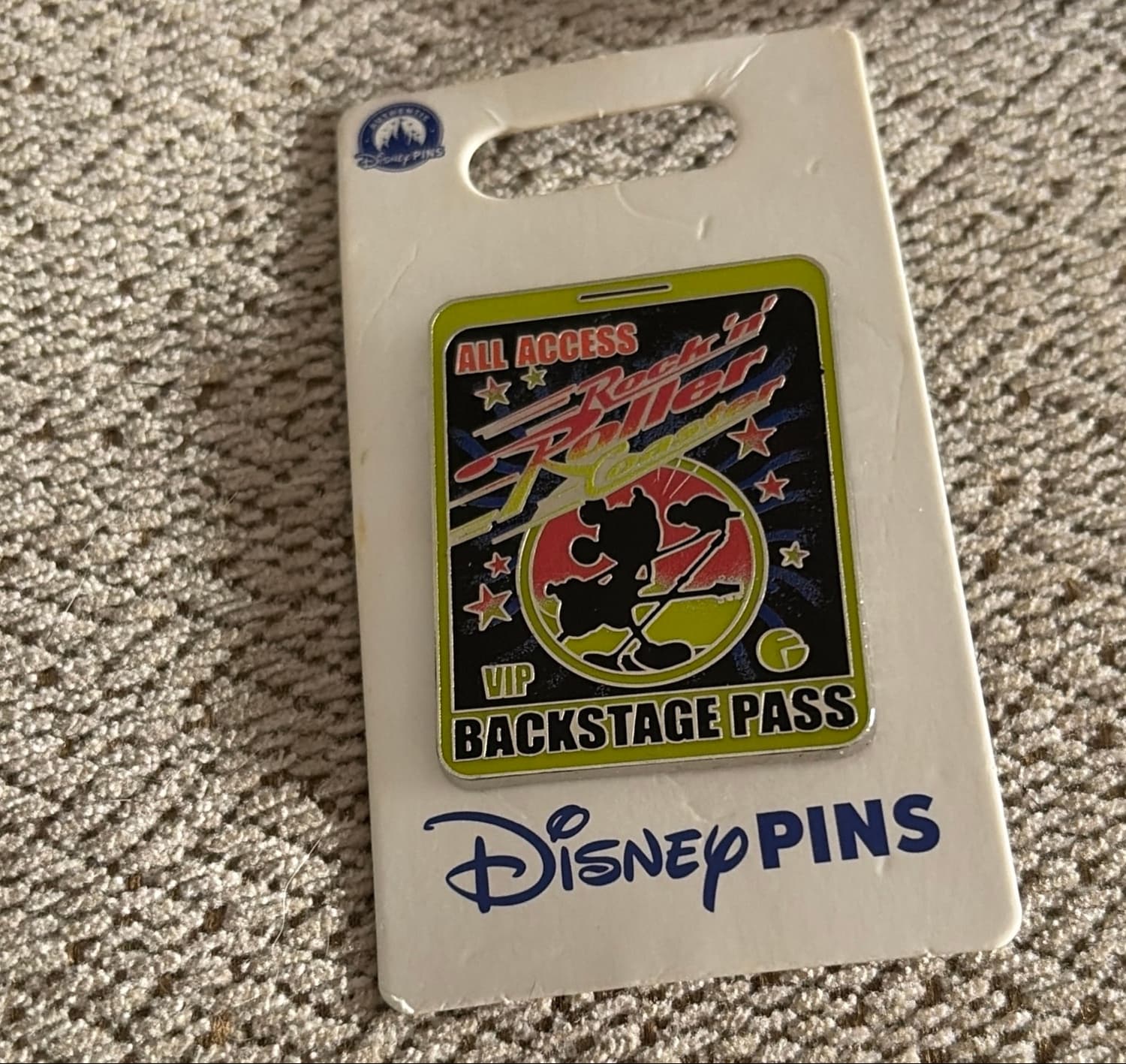 All Access Rock 'n' Roller Coaster Backstage Pass front