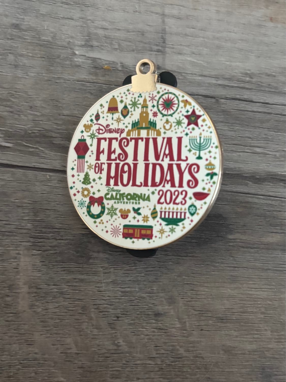 DCA - Festival of the Holidays - 2023 - Ornament front