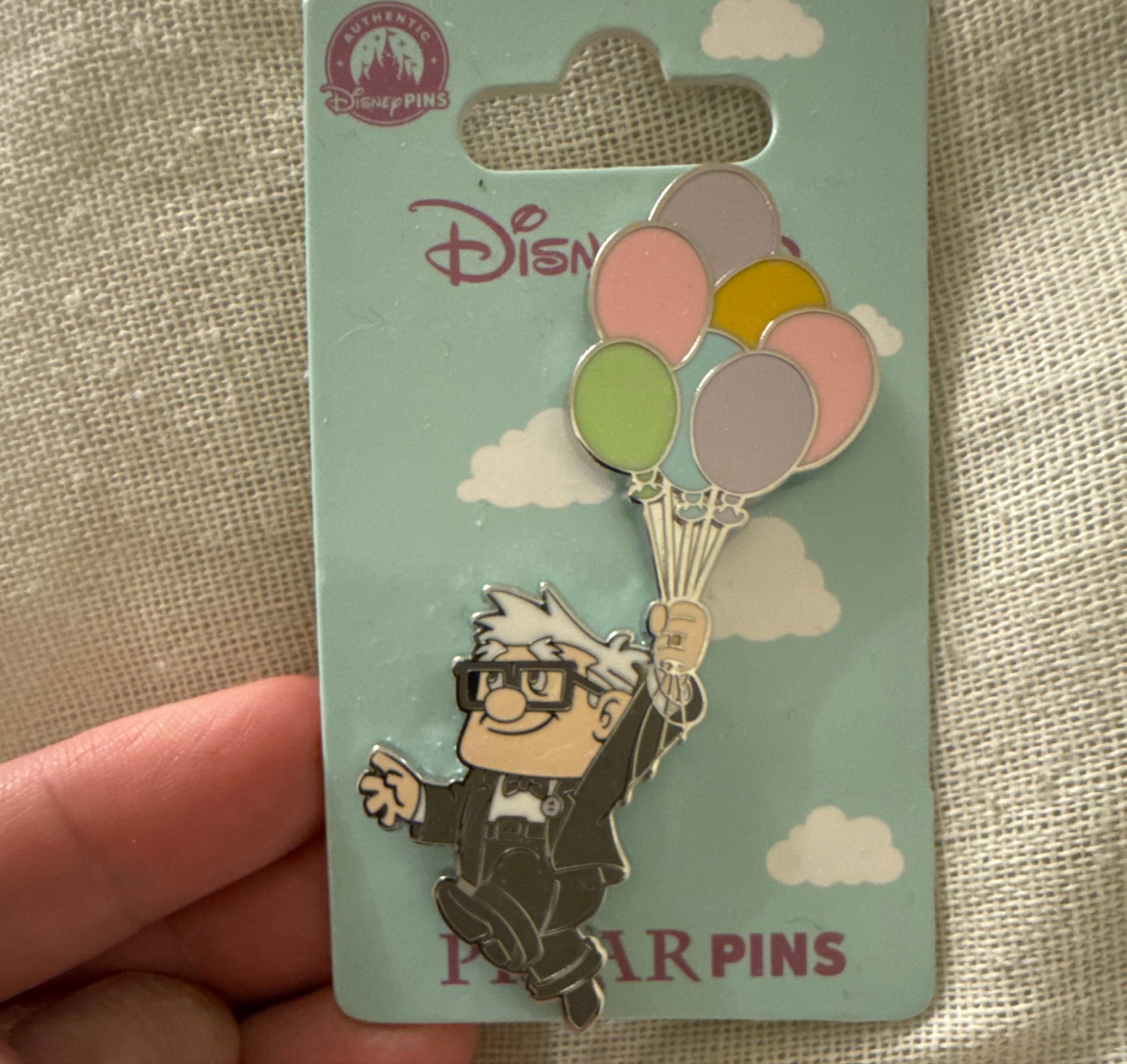 Carl Fredricksen with Balloons - Pixar Collection "Up There" front