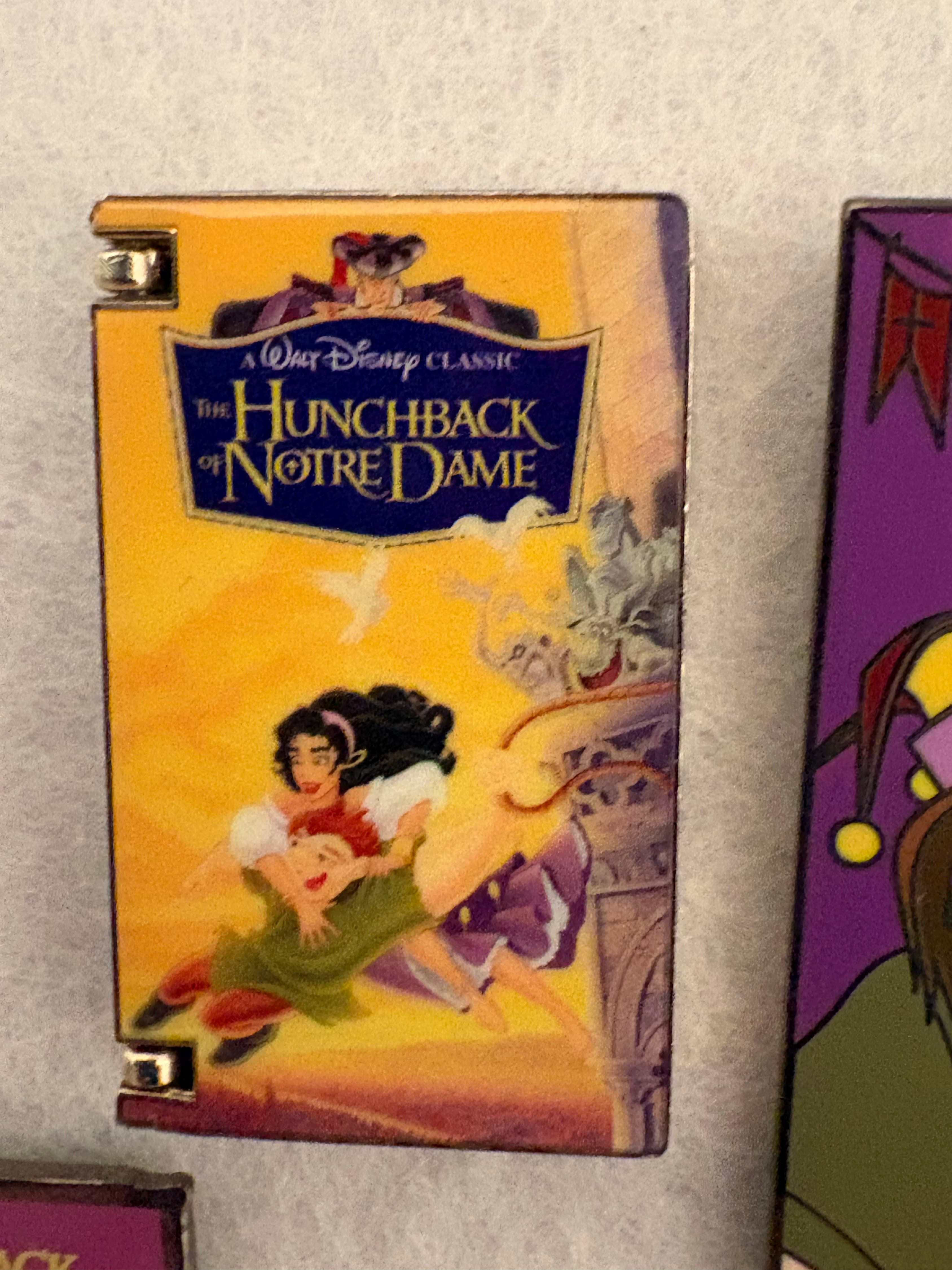The Hunchback of Notre Dame VHS Case Pin front