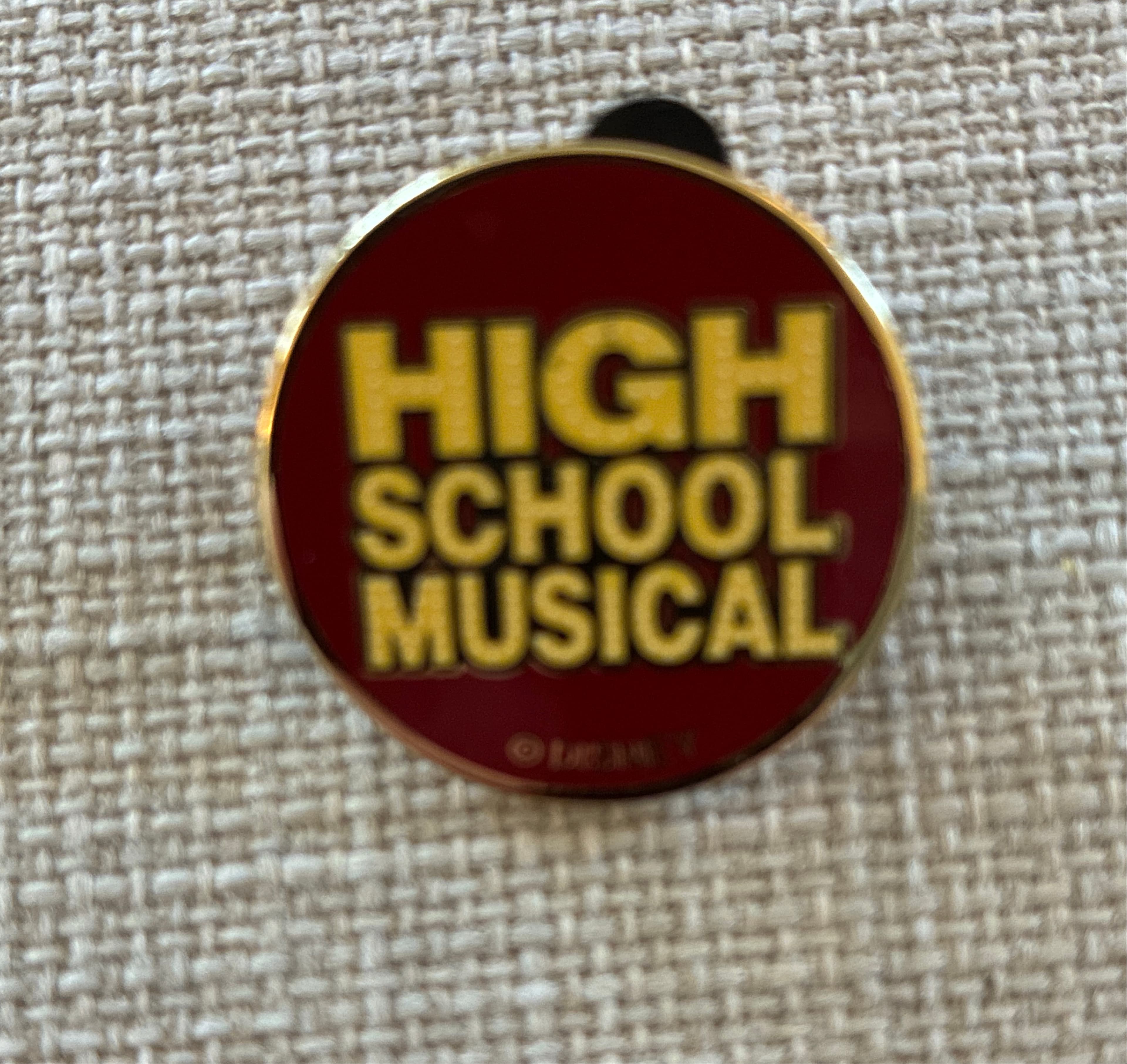 High School Musical Logo Pin front