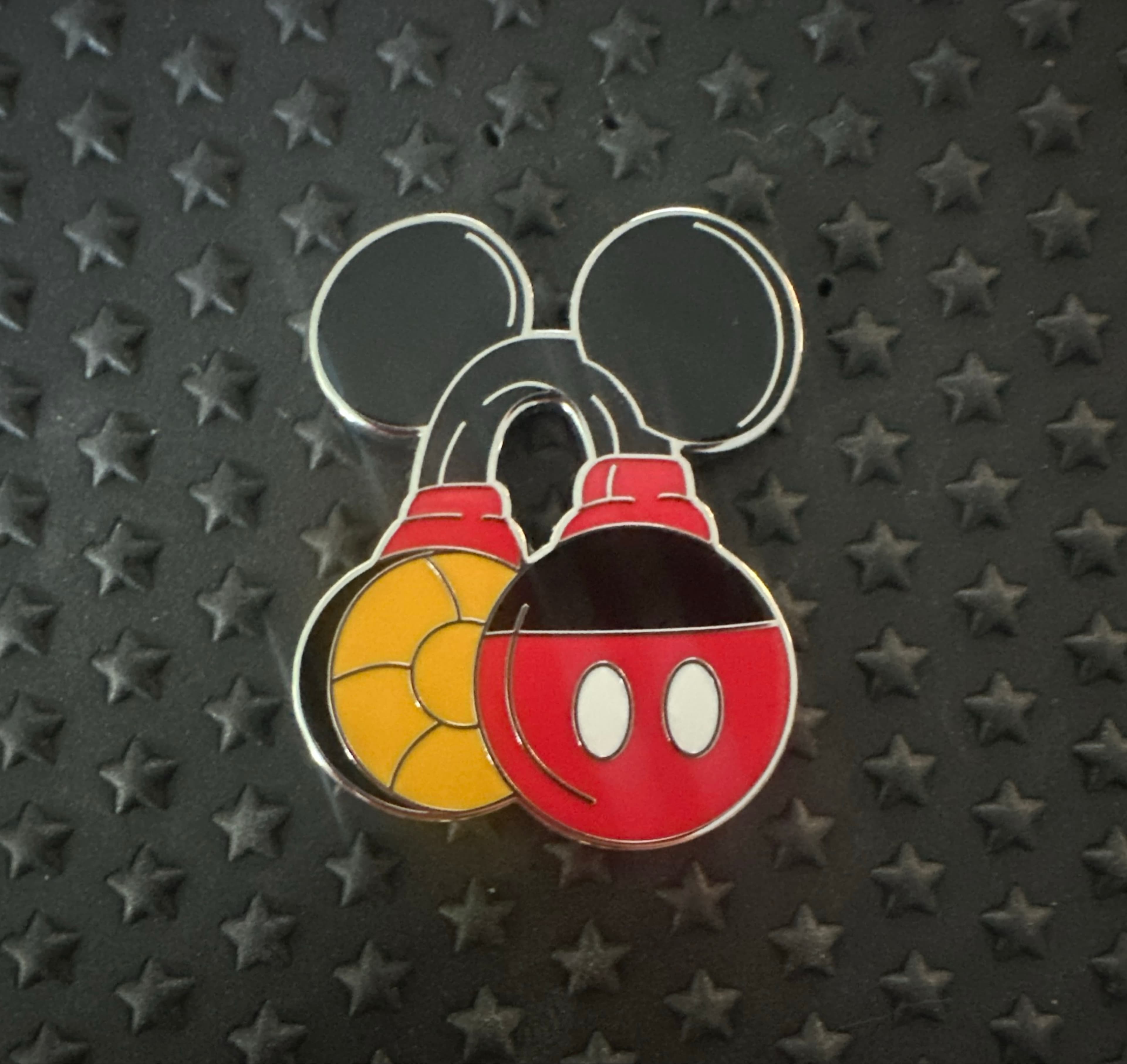 Mickey Mouse Headphones Pin front