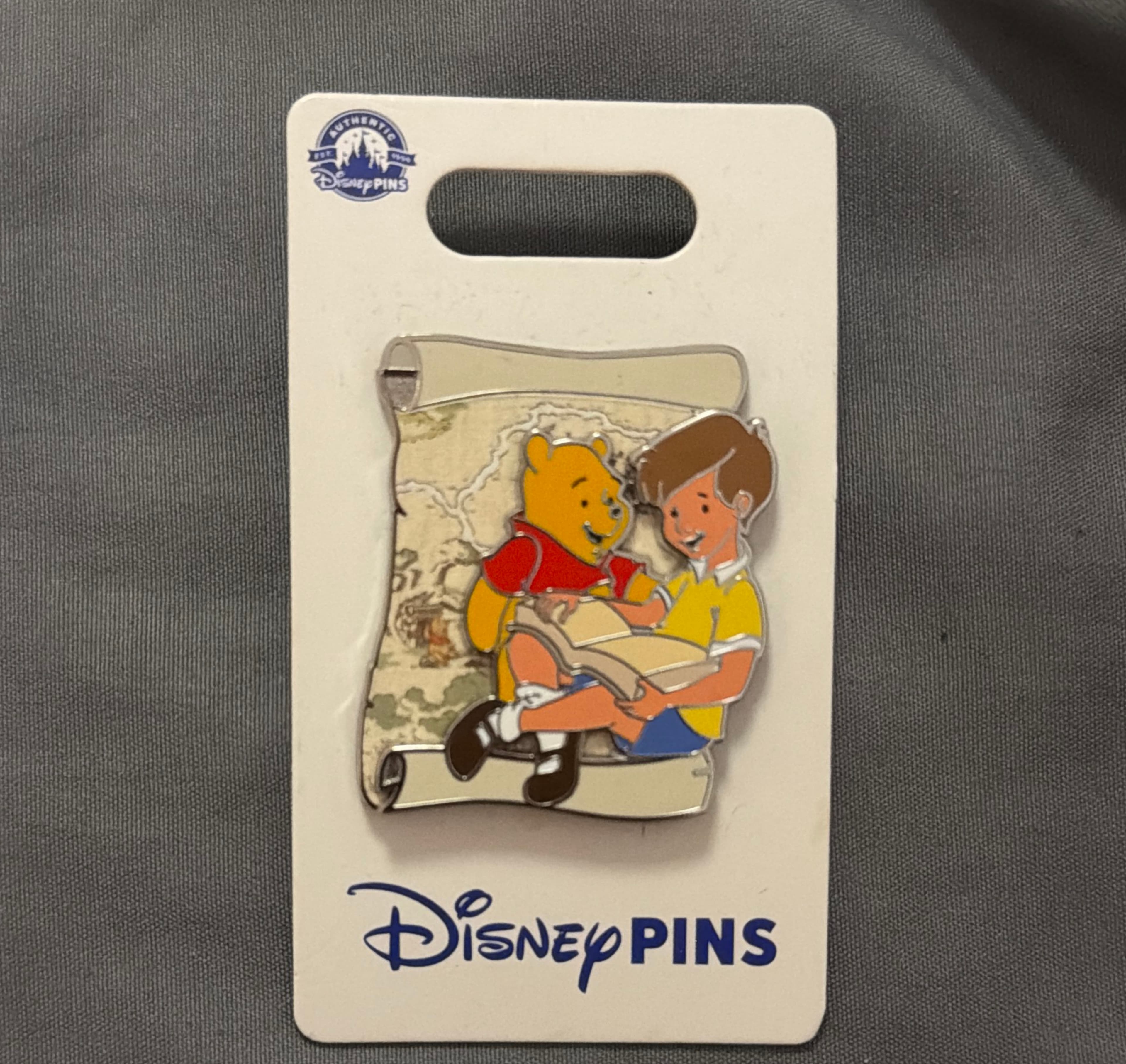 Christopher Robin and Pooh - Map Scroll front