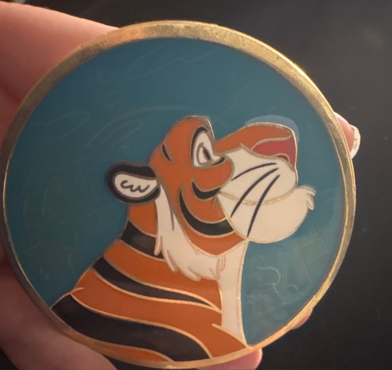Pet profiles rajah fantasy pin front
