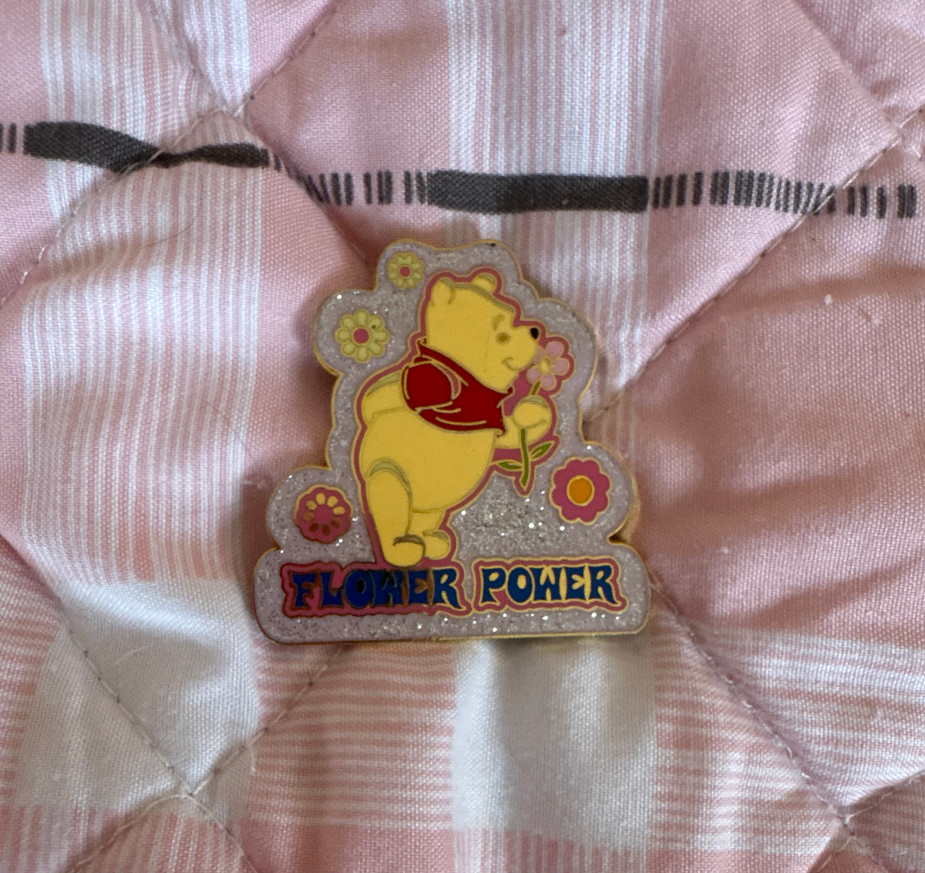 Winnie the Pooh Flower Power Sparkle Power Core Pin front