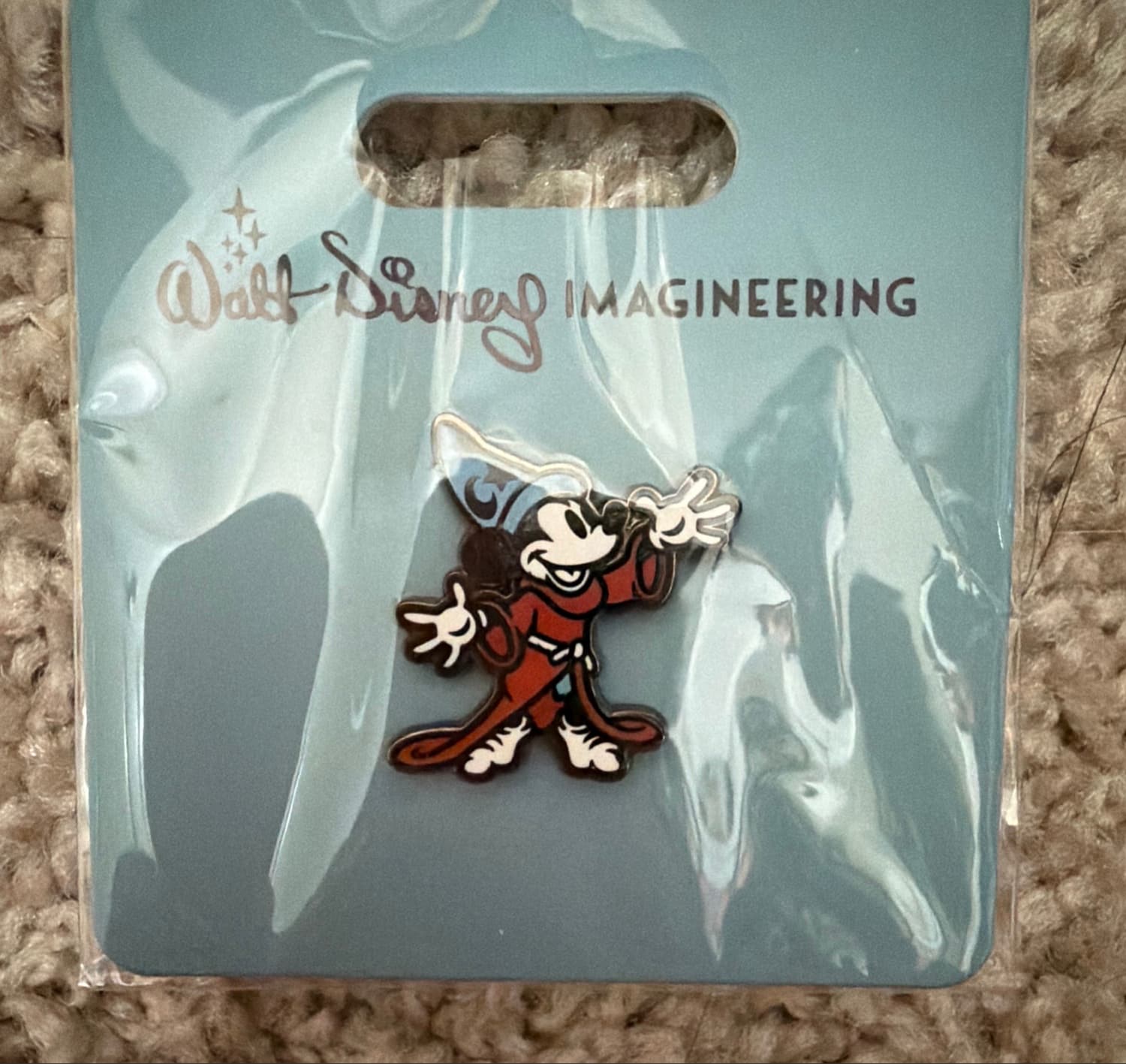 Sorcerer Mickey Walt Disney Imagineering Fantasia Pin front
