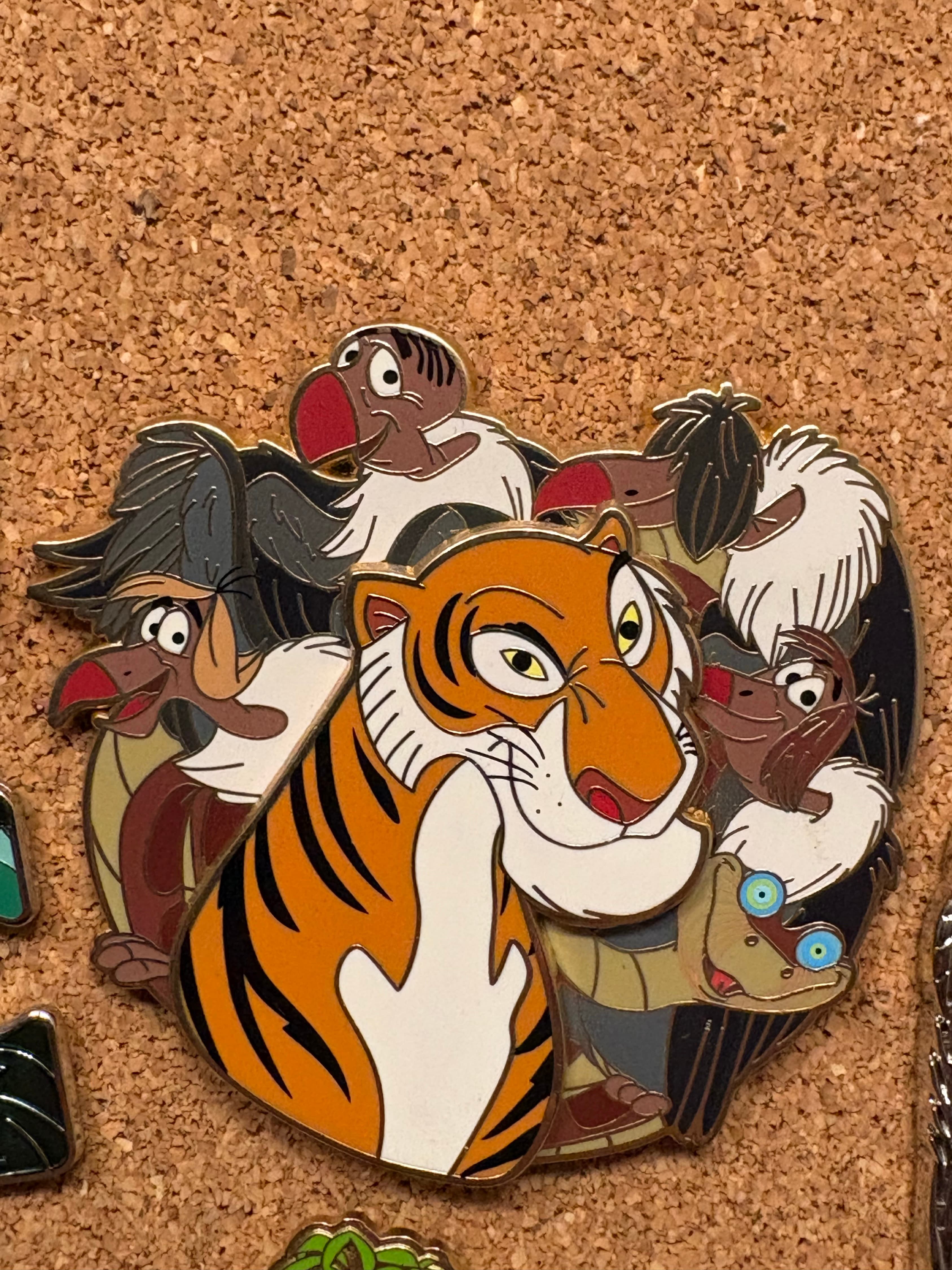 Jumbo Jungle Book Fantasy Pin front