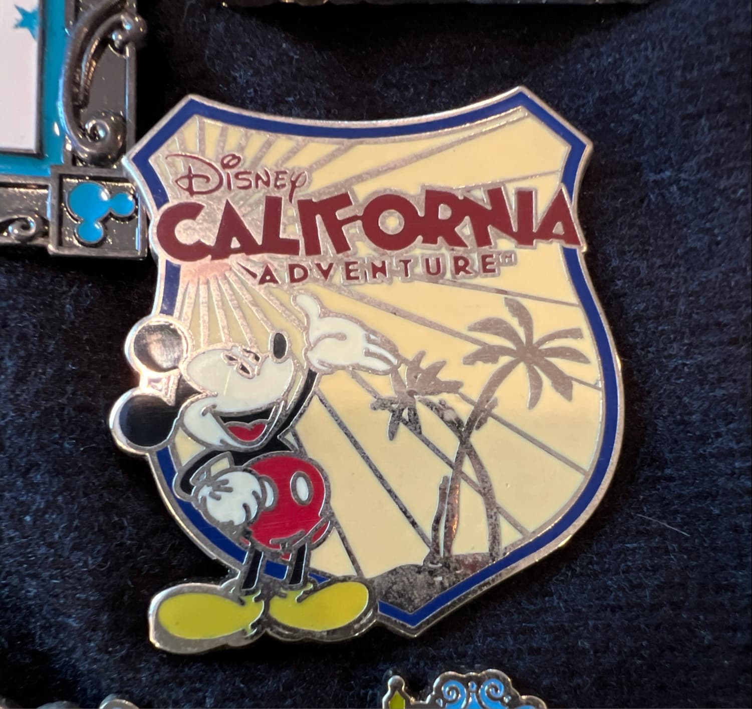 DLR - Disney California Adventure Park Shield - Mickey Mouse front