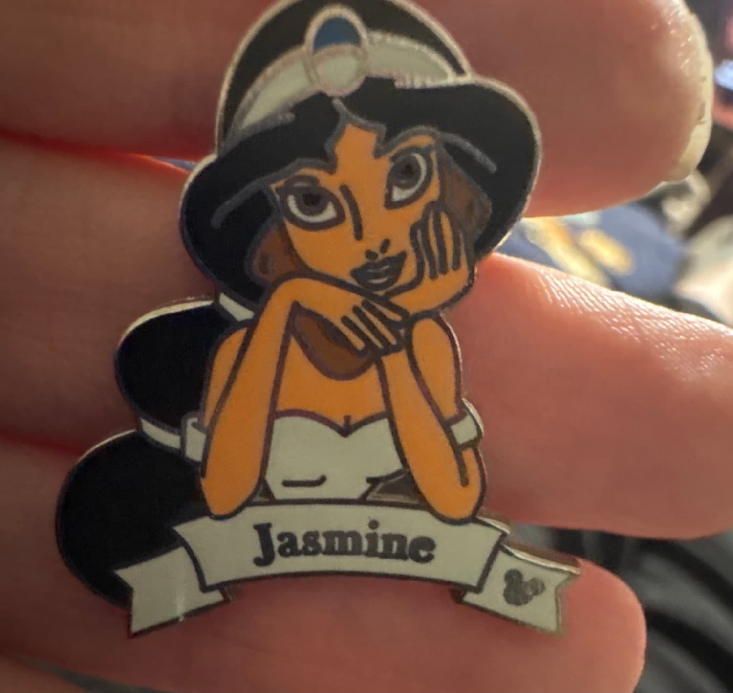 Jasmine - 2007 Hidden Mickey - Princess Names front