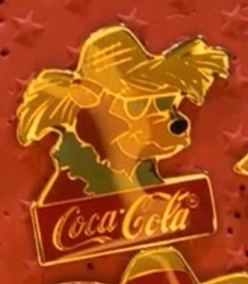 Coca-Cola Salutes Walt Disney World 15th Anniversary Country Bear Pin front