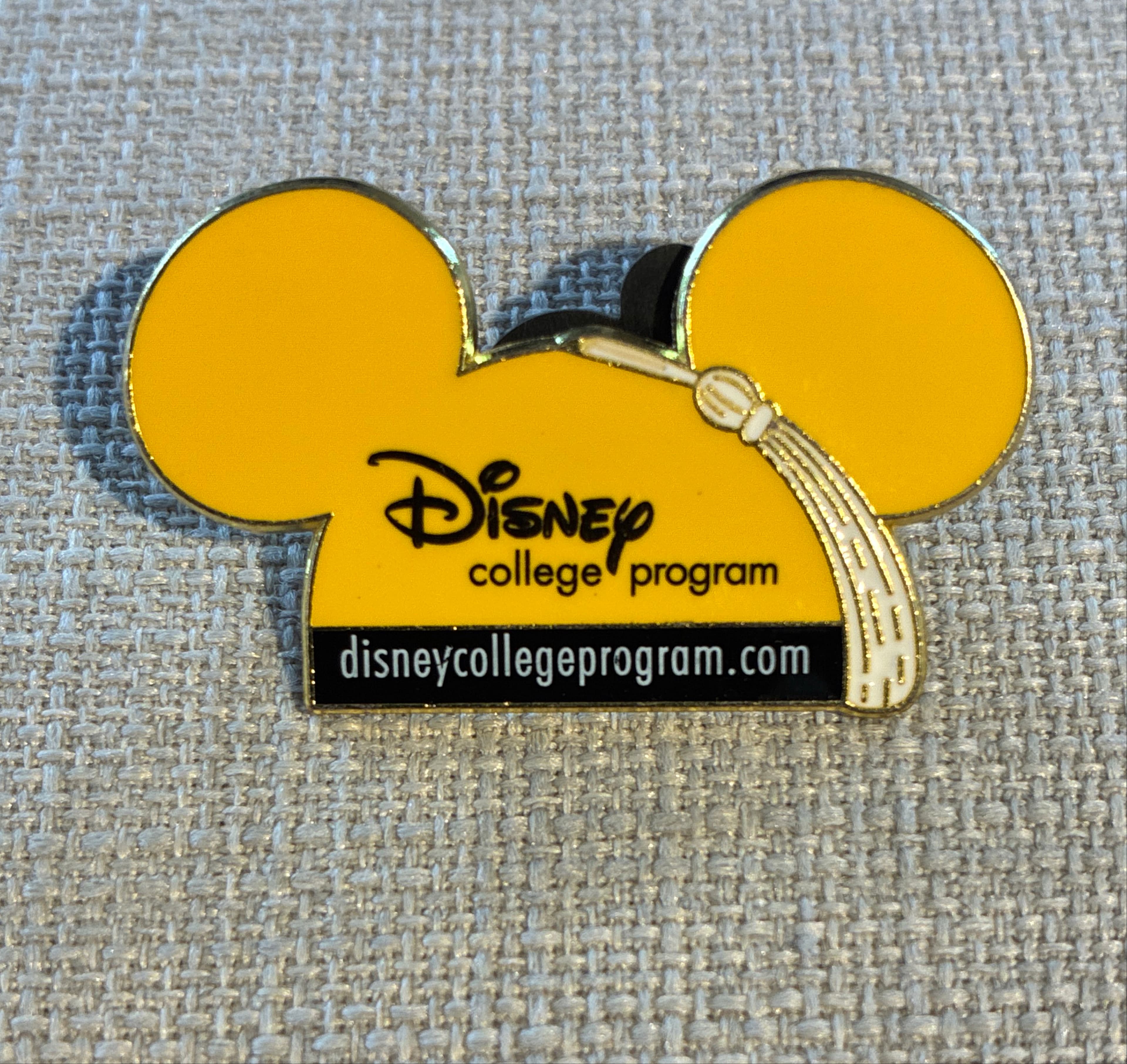 Disney College Program - Yellow Graduate Ear Hat front