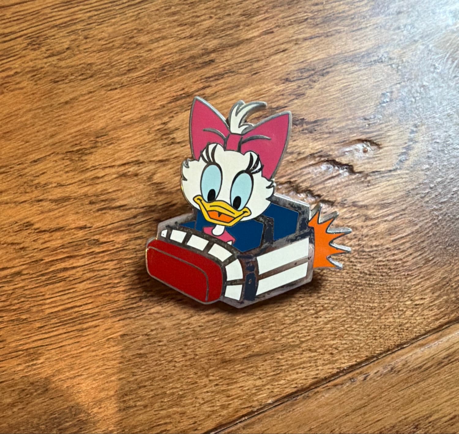 Daisy Duck in Space Mountain Car front