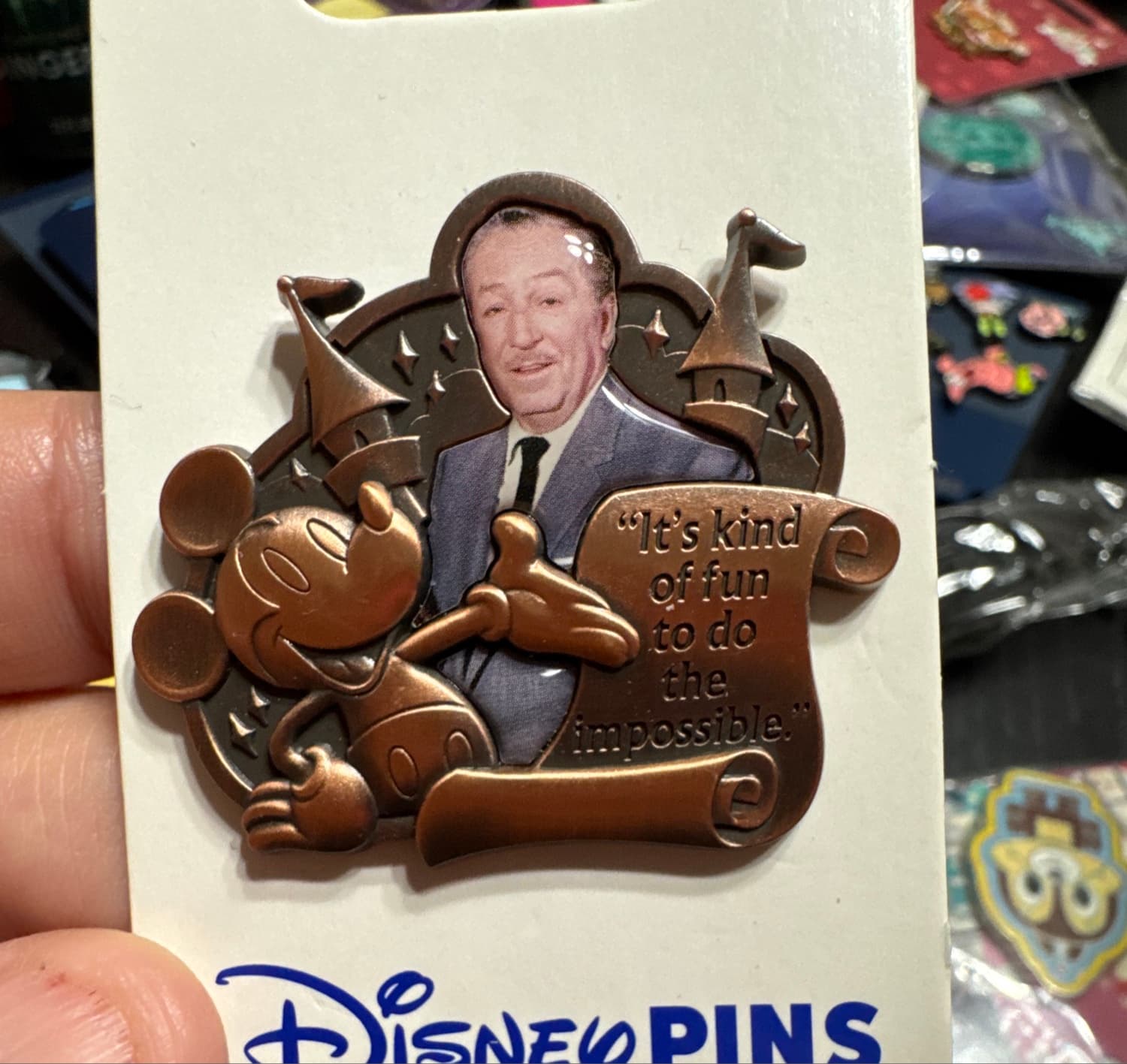 It's Kind of Fun To Do the Impossible - Walt Disney and Mickey Mouse front