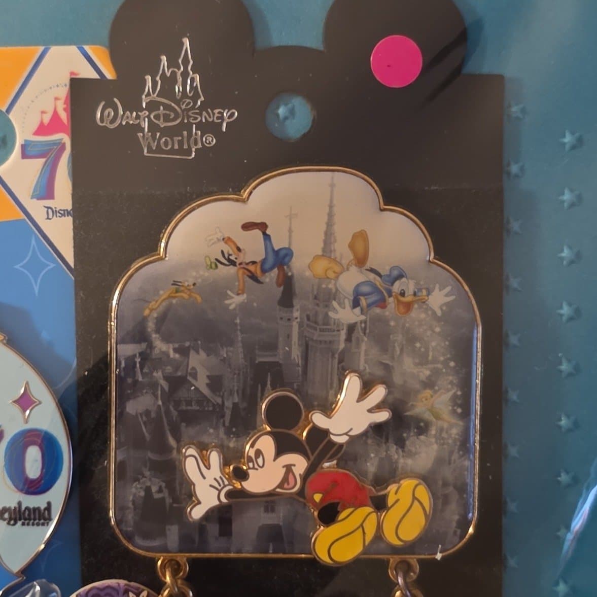 Mickey and Friends Flying Over Cinderella Castle front