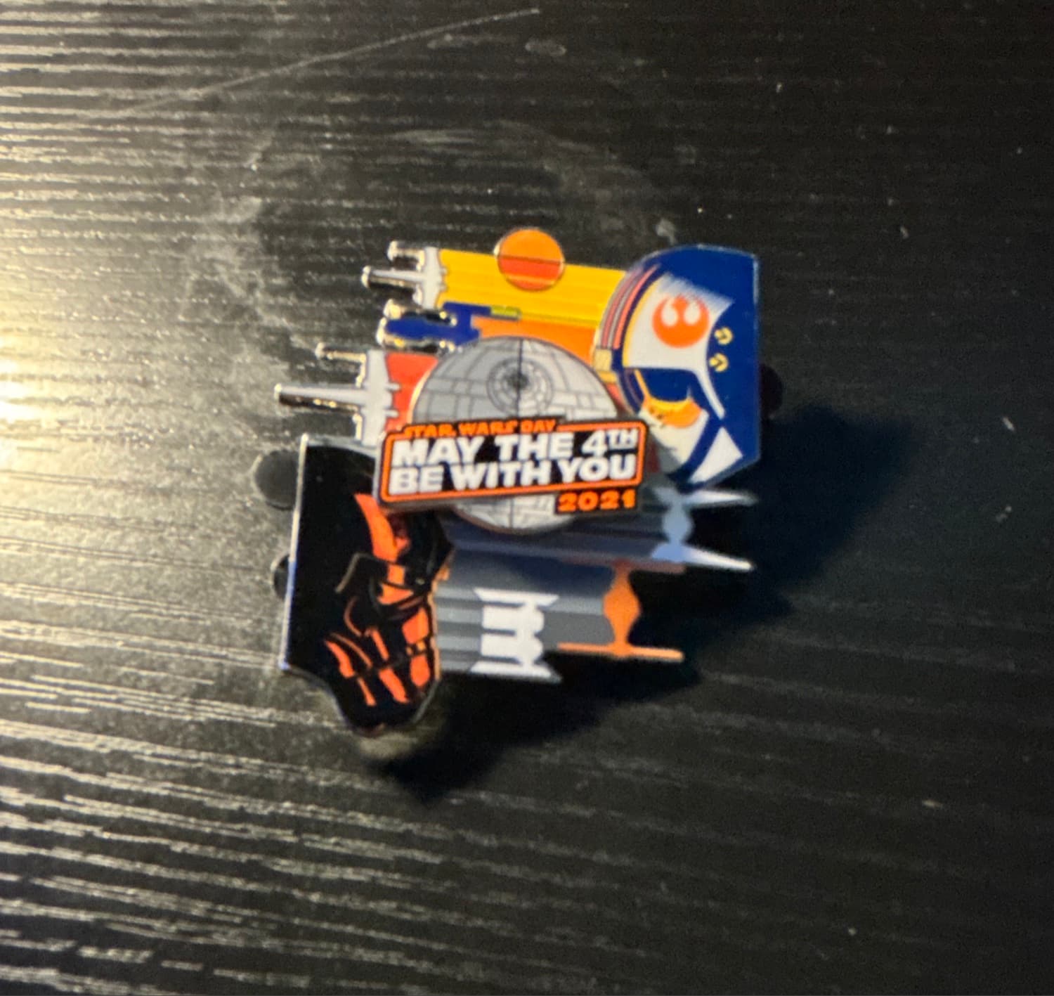 Disney Star Wars Day 'May the 4th Be With You' 2021 Pin front