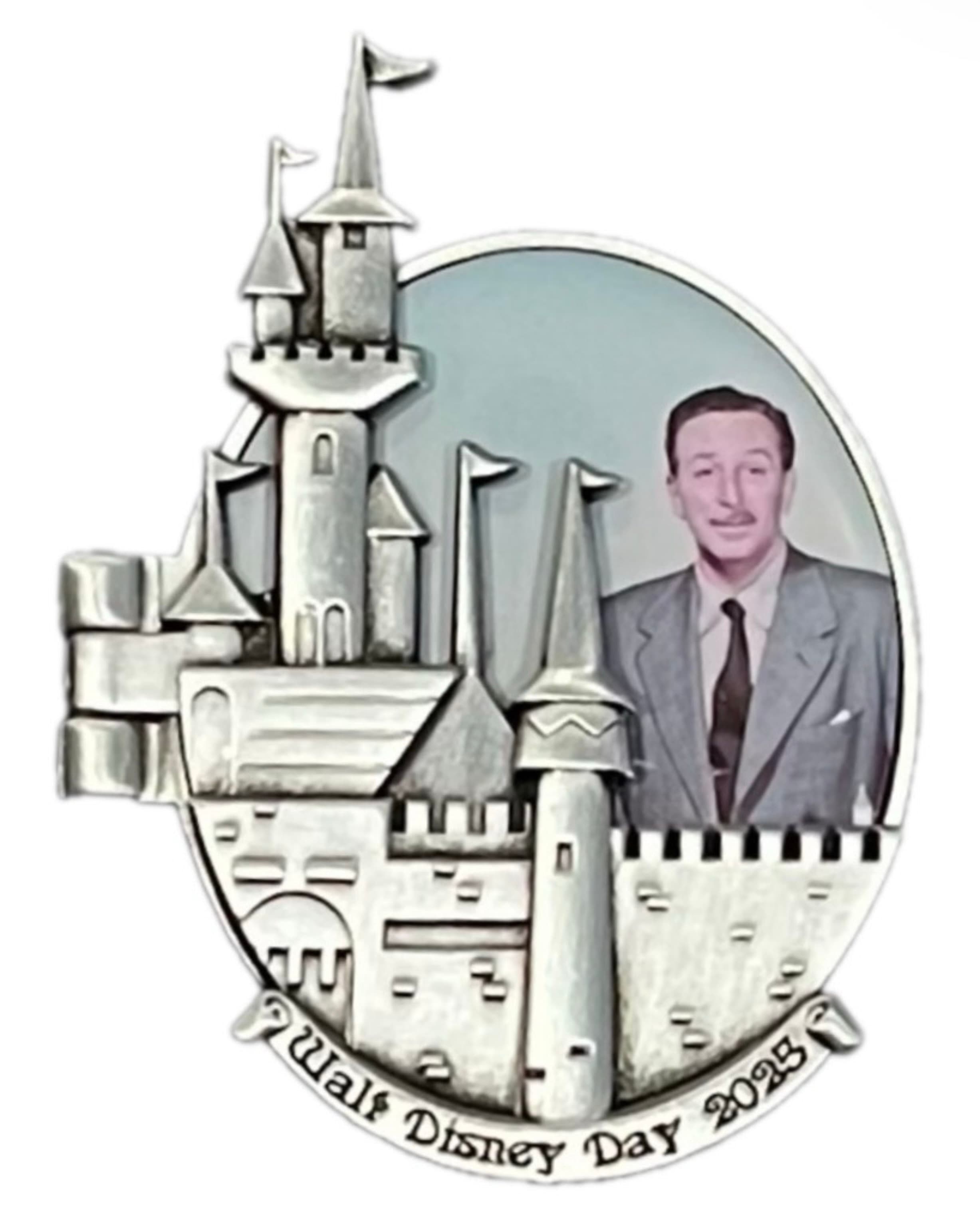 Walt Disney Day 2025 - Walt Disney and Sleeping Beauty Castle Hinged front