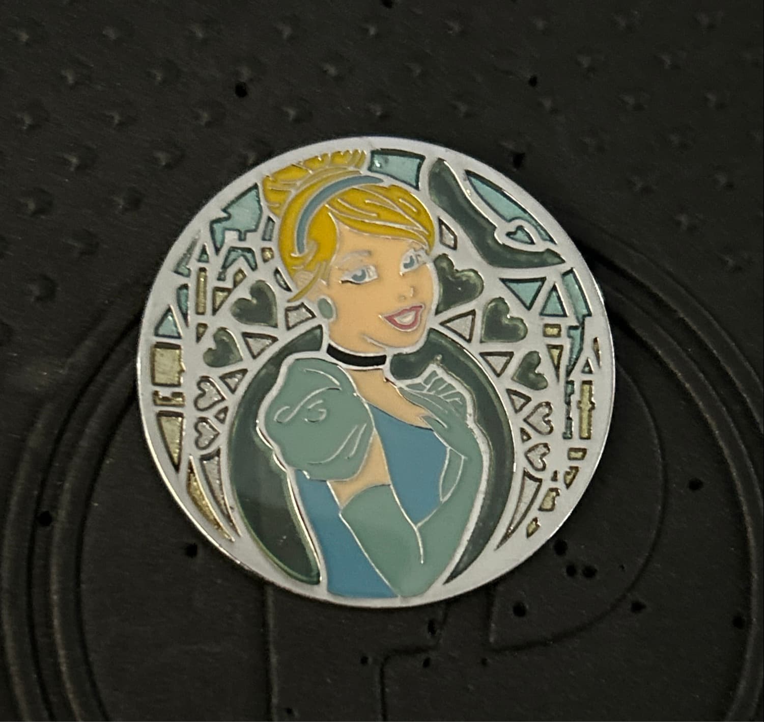 Cinderella Stained Glass front