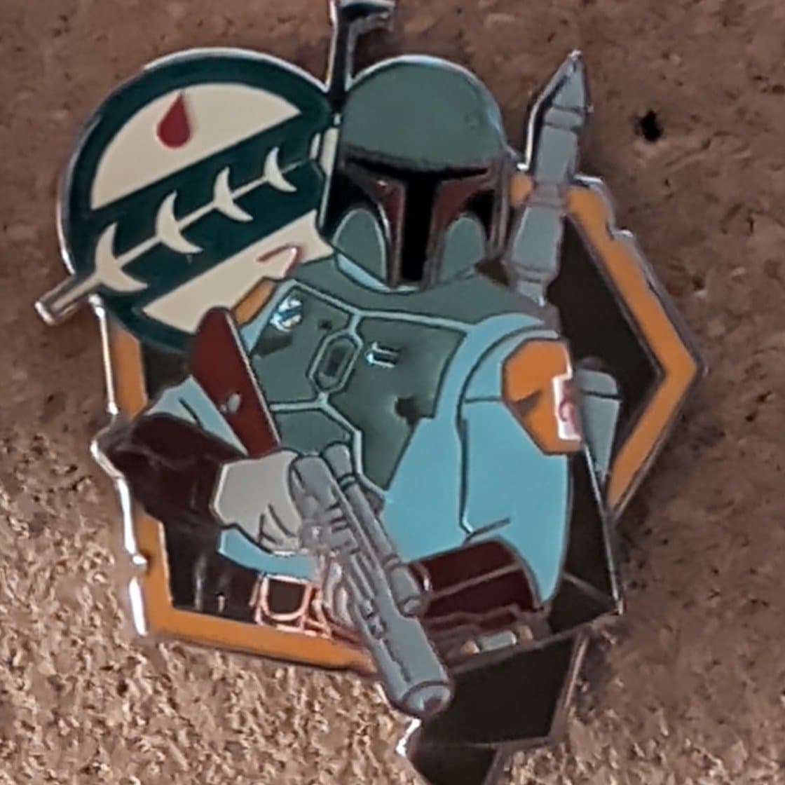 Boba Fett Open Edition Pin front