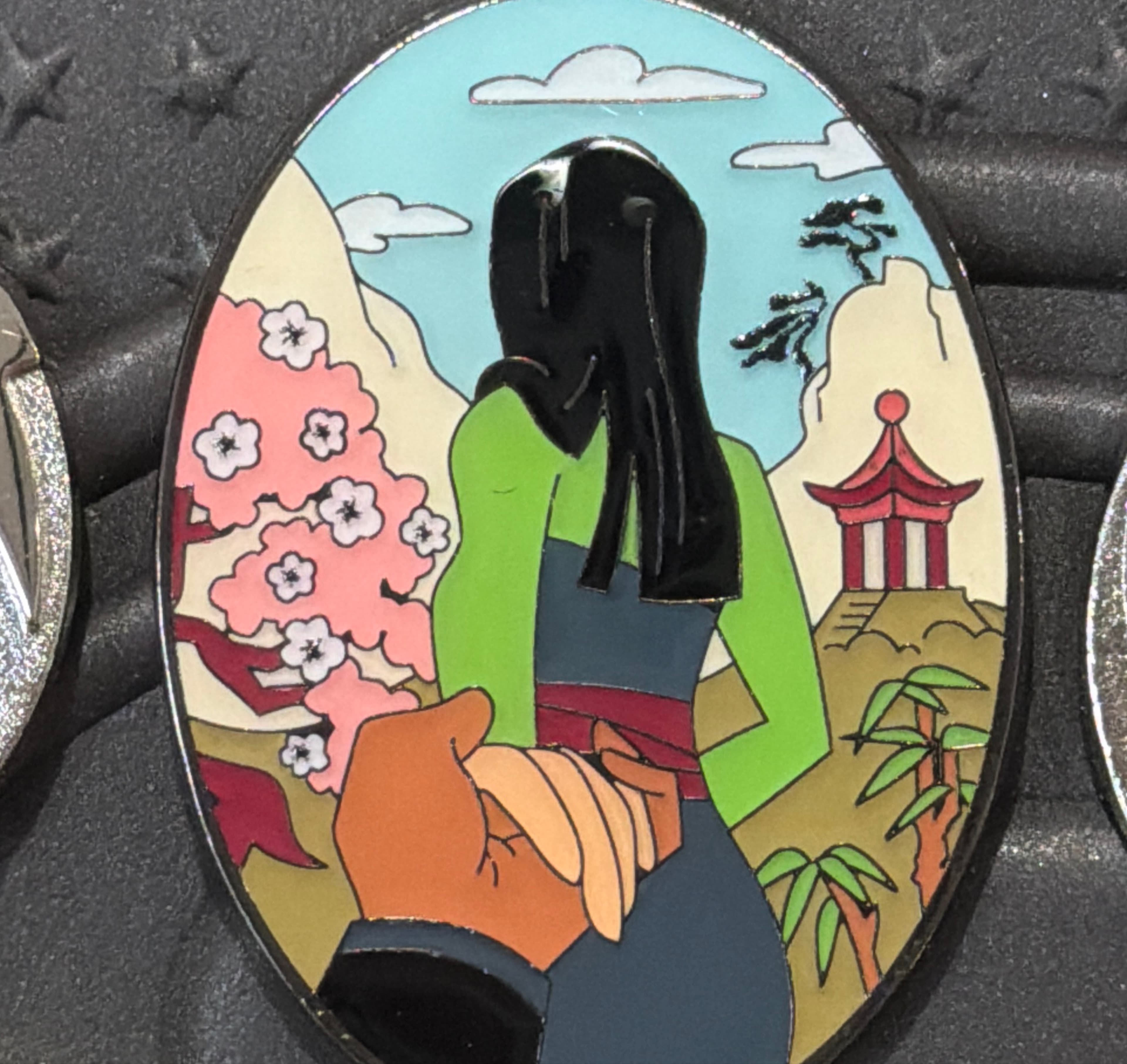 Mulan and Li Shang - Princess Hand Holding front