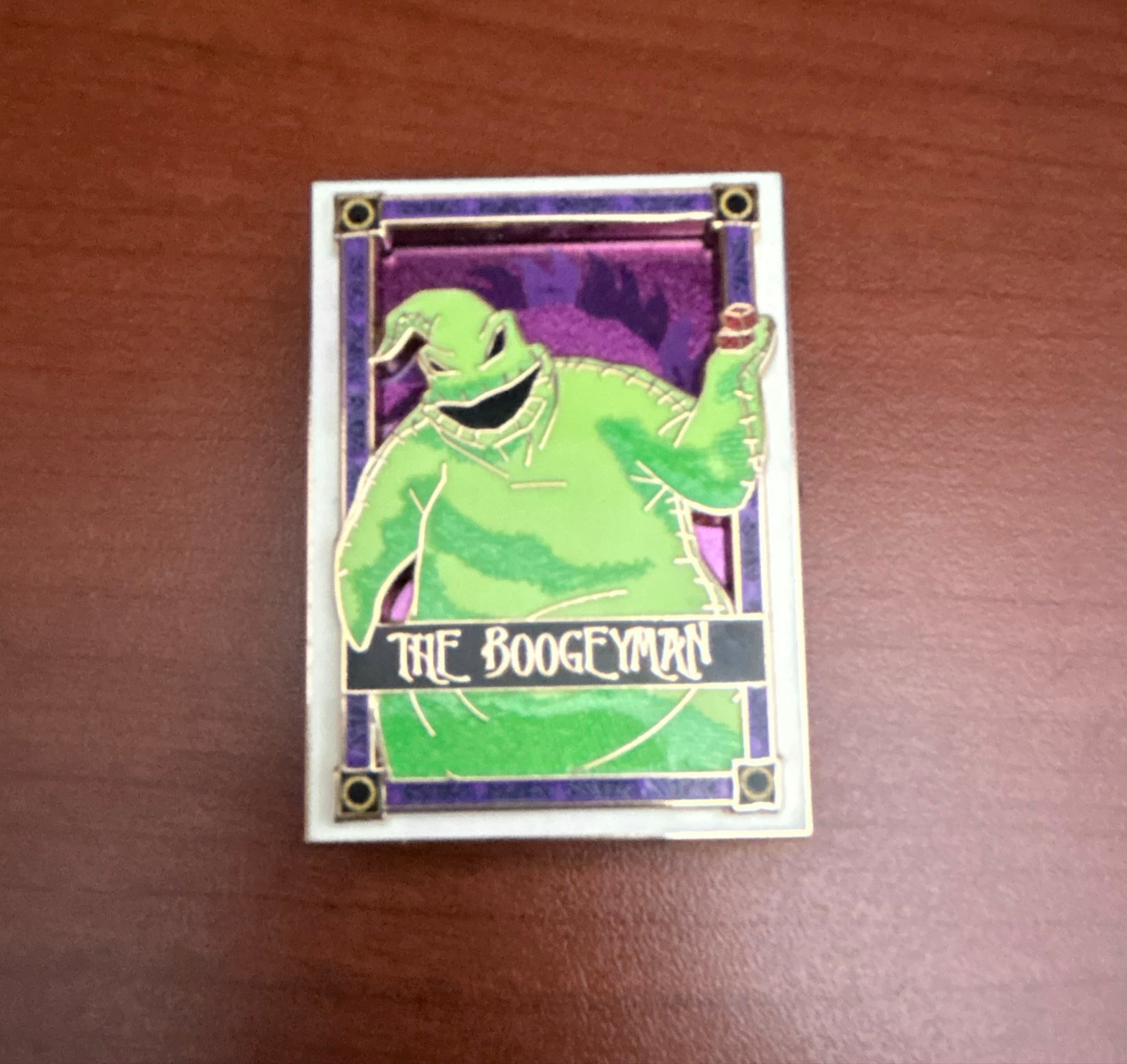 The Boogeyman Nightmare Before Christmas Oogie Boogie LE400 Pin front