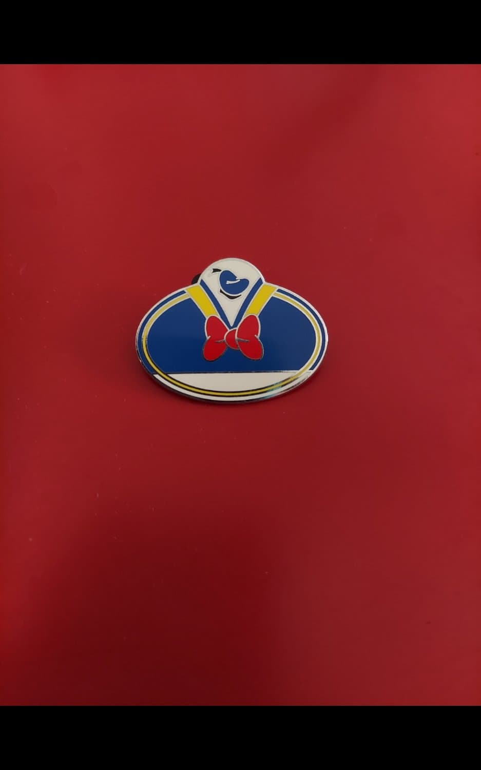 Donald Duck Name Tag front
