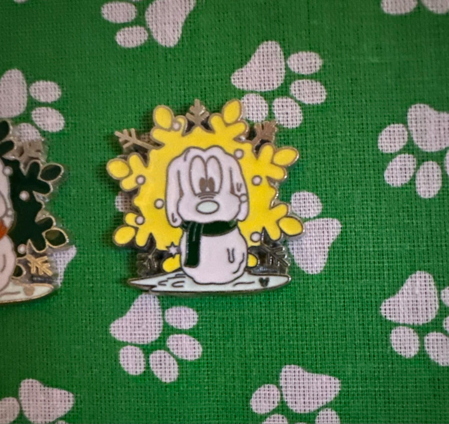 Pluto - 2007 Hotel Hidden Mickey - Snowflake front