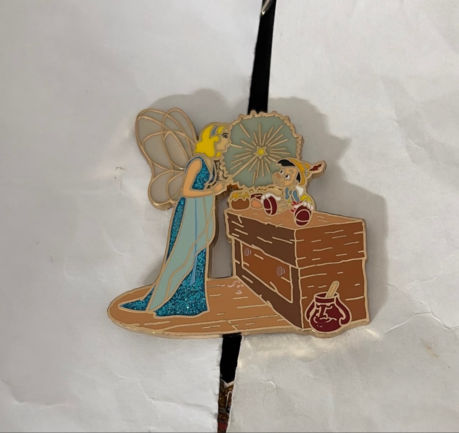 Pinocchio and Blue Fairy - Geppetto's Workshop front