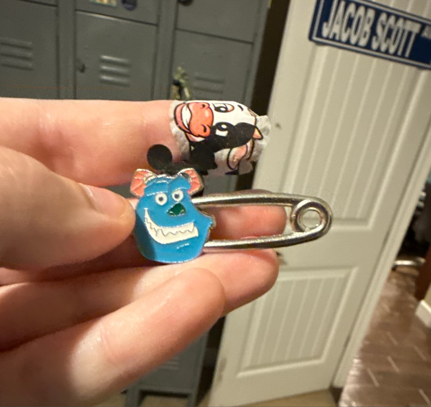 Disney 2013 Hidden Mickey Sulley Monsters Inc “Smiling” Pin 3 of 5 front