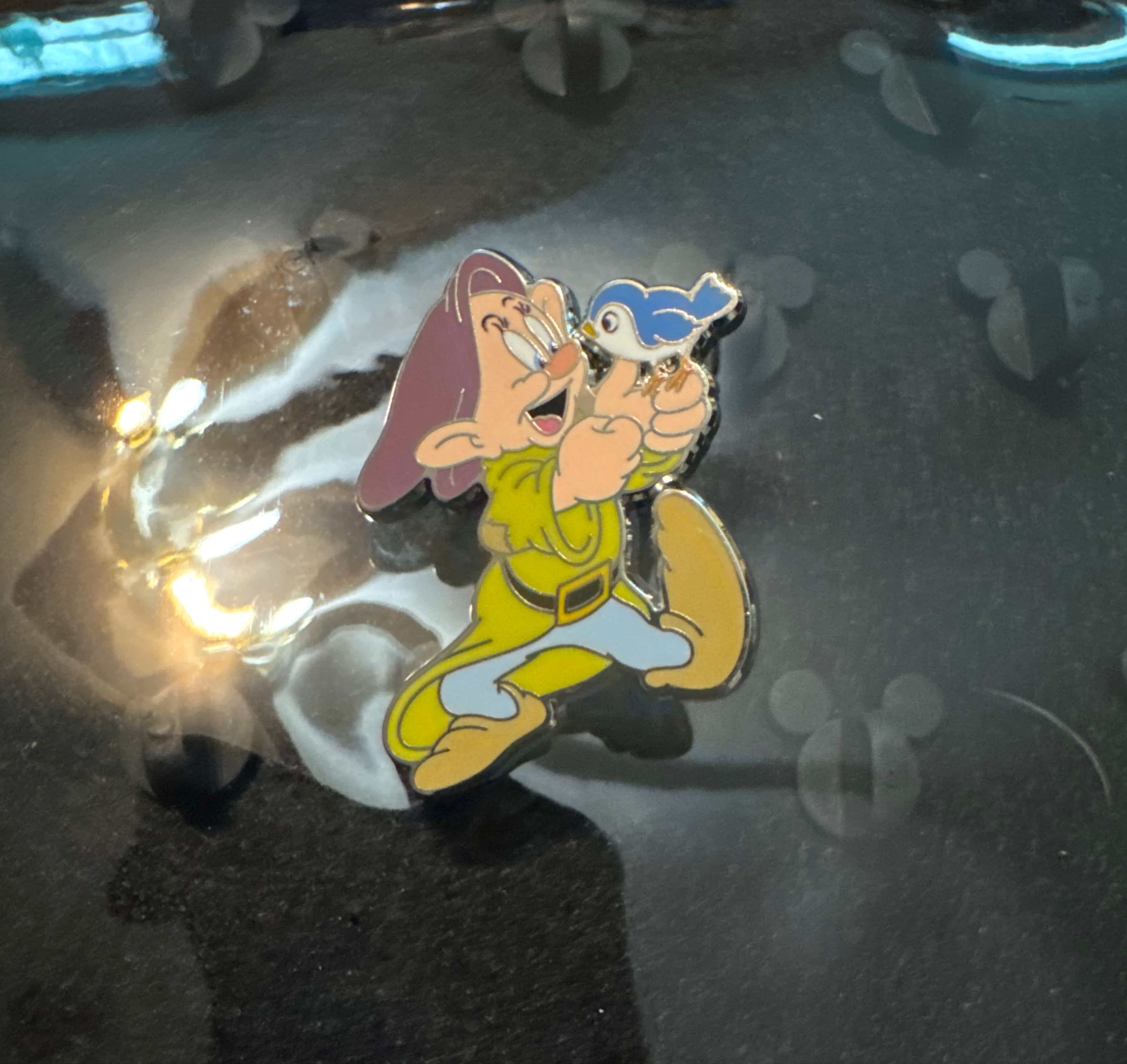 Dopey with Bird - Snow White and the Seven Dwarfs front