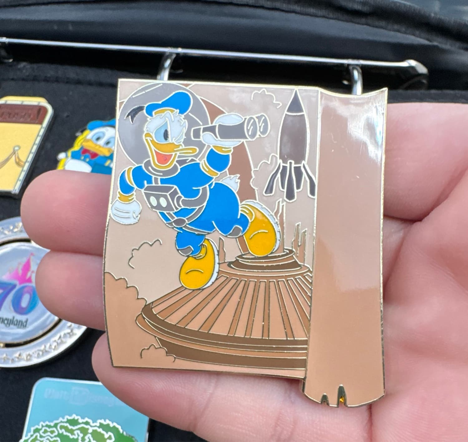Donald Duck Astronaut with Binoculars - Tomorrowland front