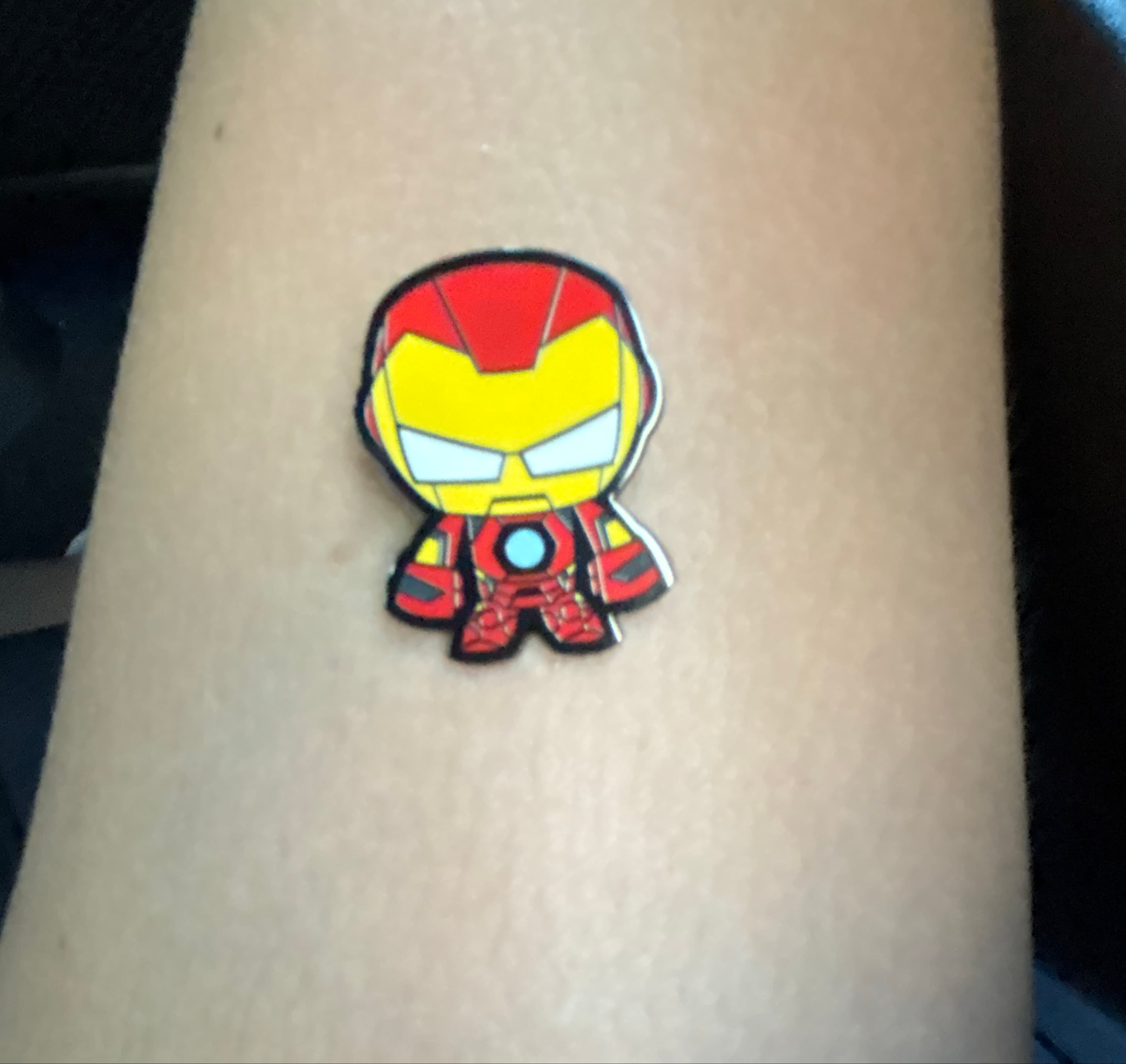 Marvel Avengers Chibi Blind Box Pin Set - Iron Man Pin front