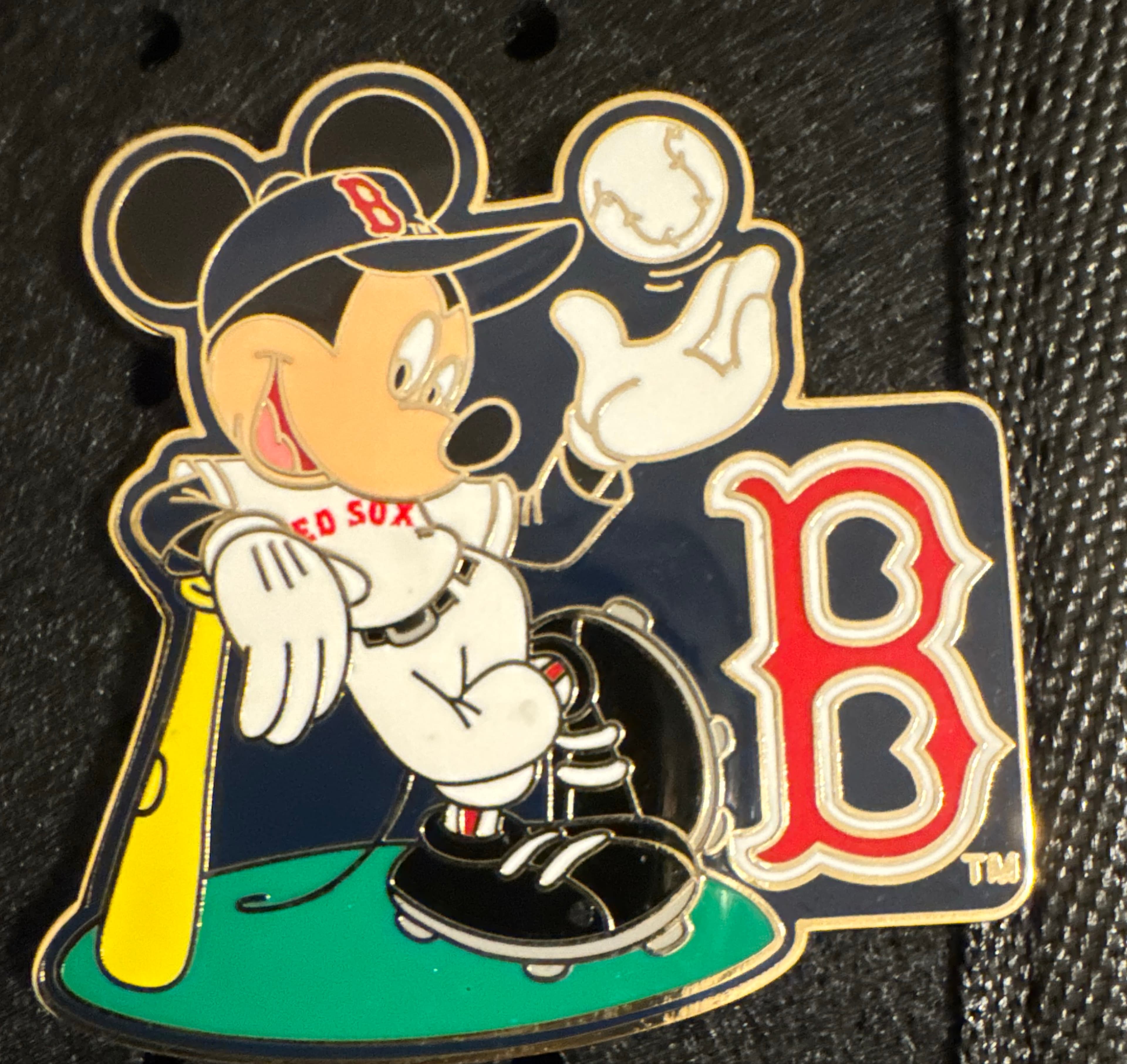 Mickey Mouse - Major League Baseball Player - Boston Red Sox front