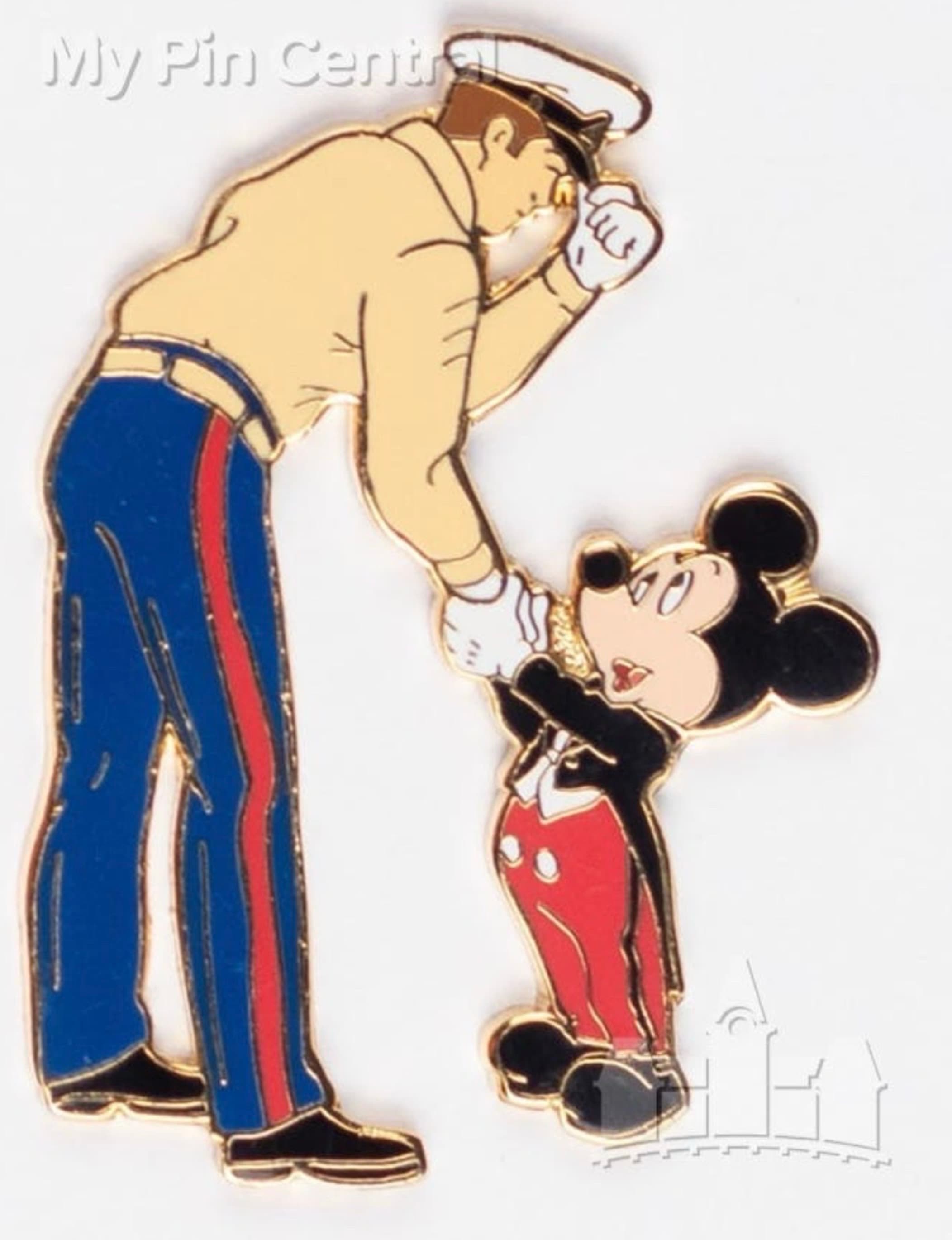 Mickey Salute to Marines front