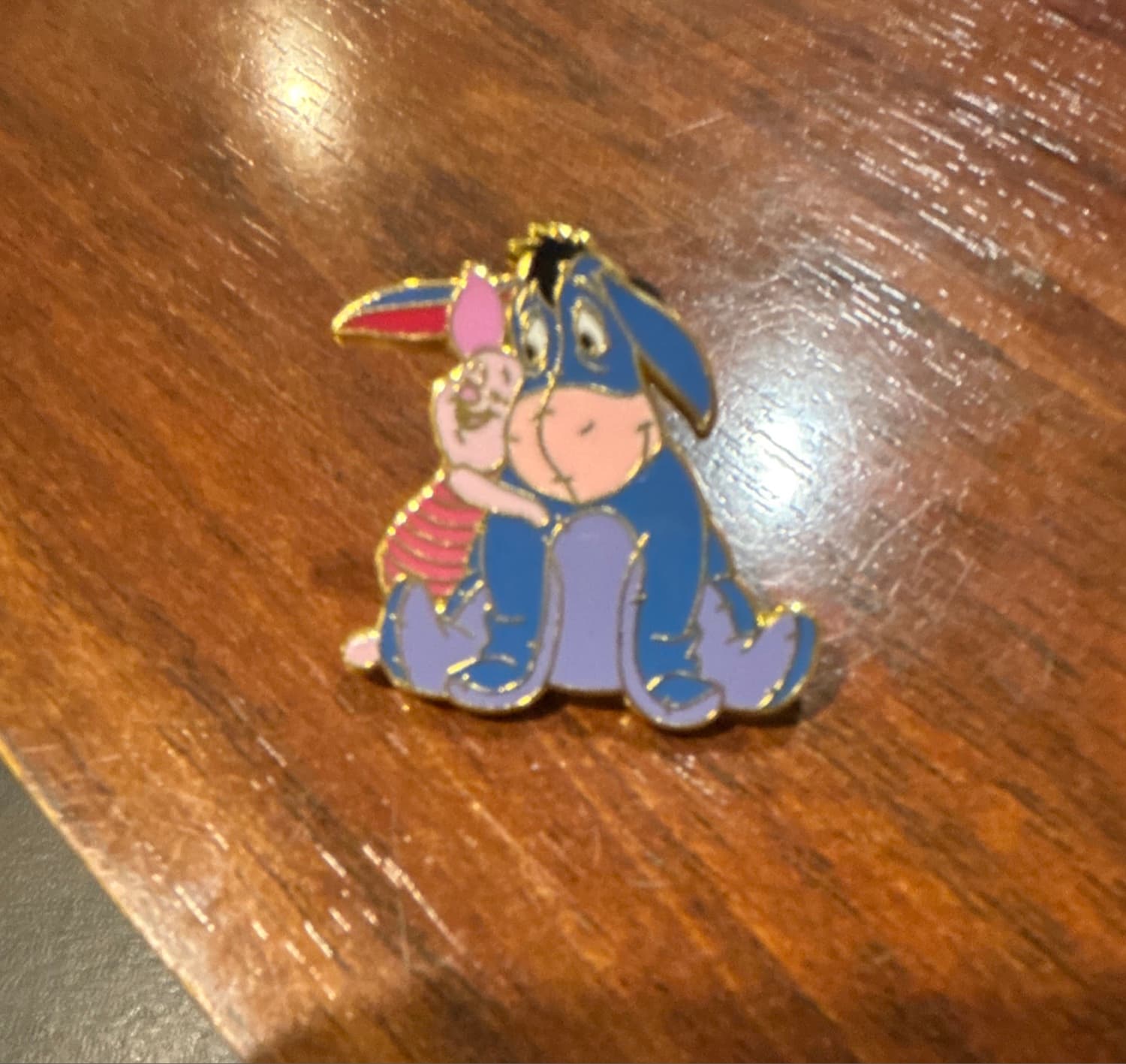 Eeyore and Piglet Hugging front