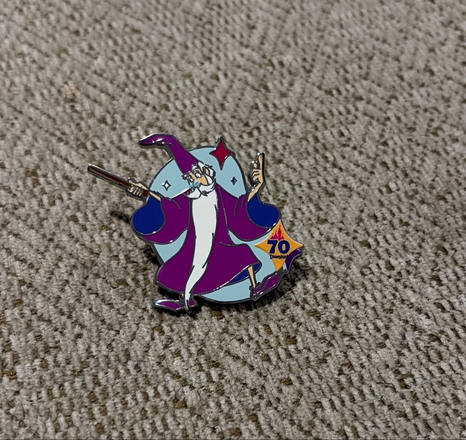 Disneyland Resort 70th Anniversary Celebration - Characters Mystery Collection — Merlin front