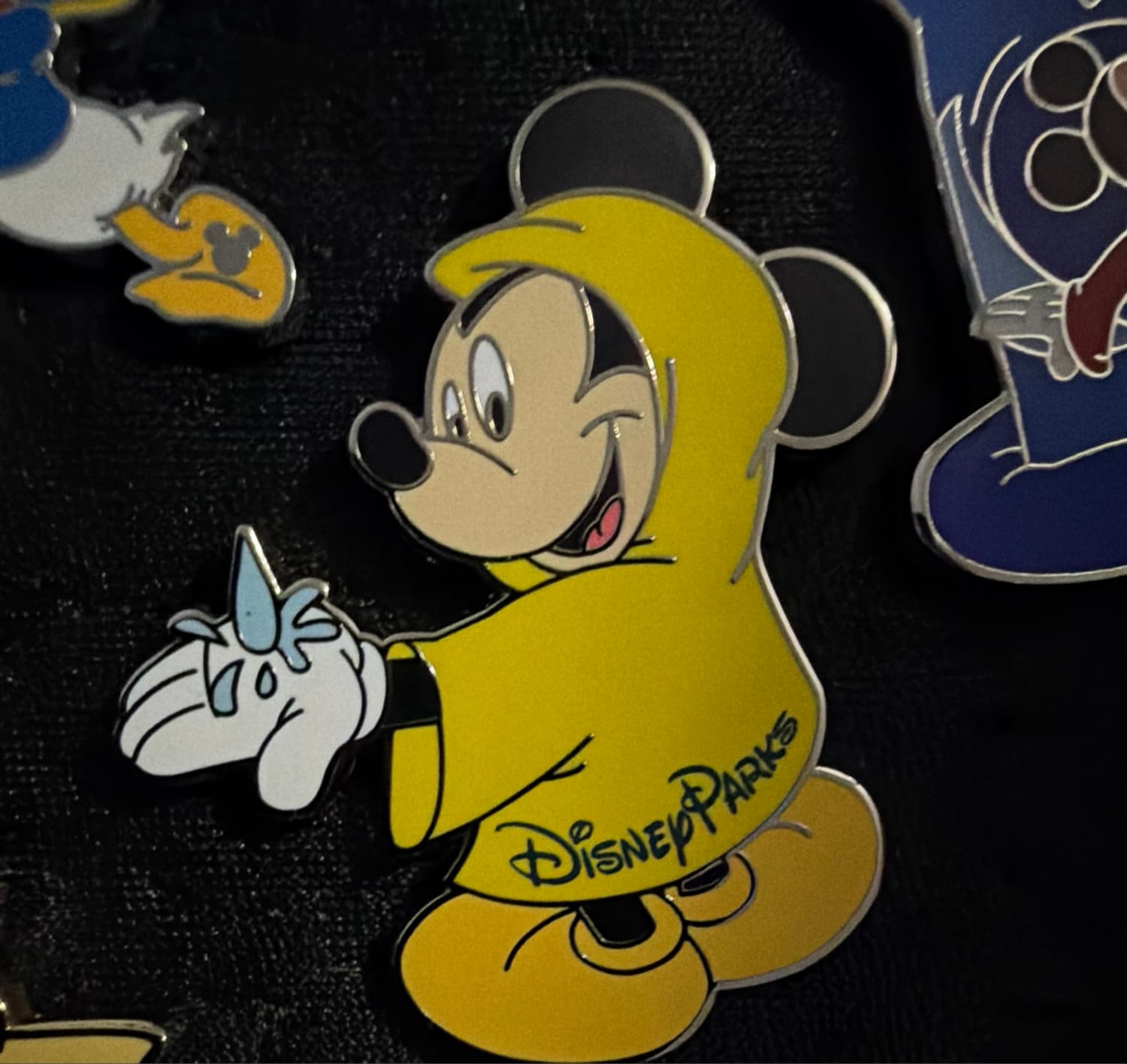 Mickey Mouse in a Yellow Rain Poncho front