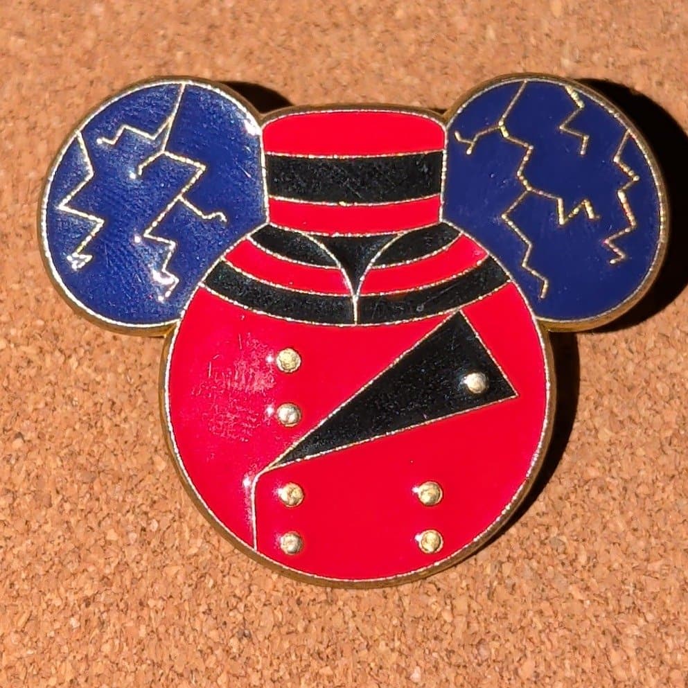 Mickey Mouse Icon - Tower of Terror Bellhop Pin front