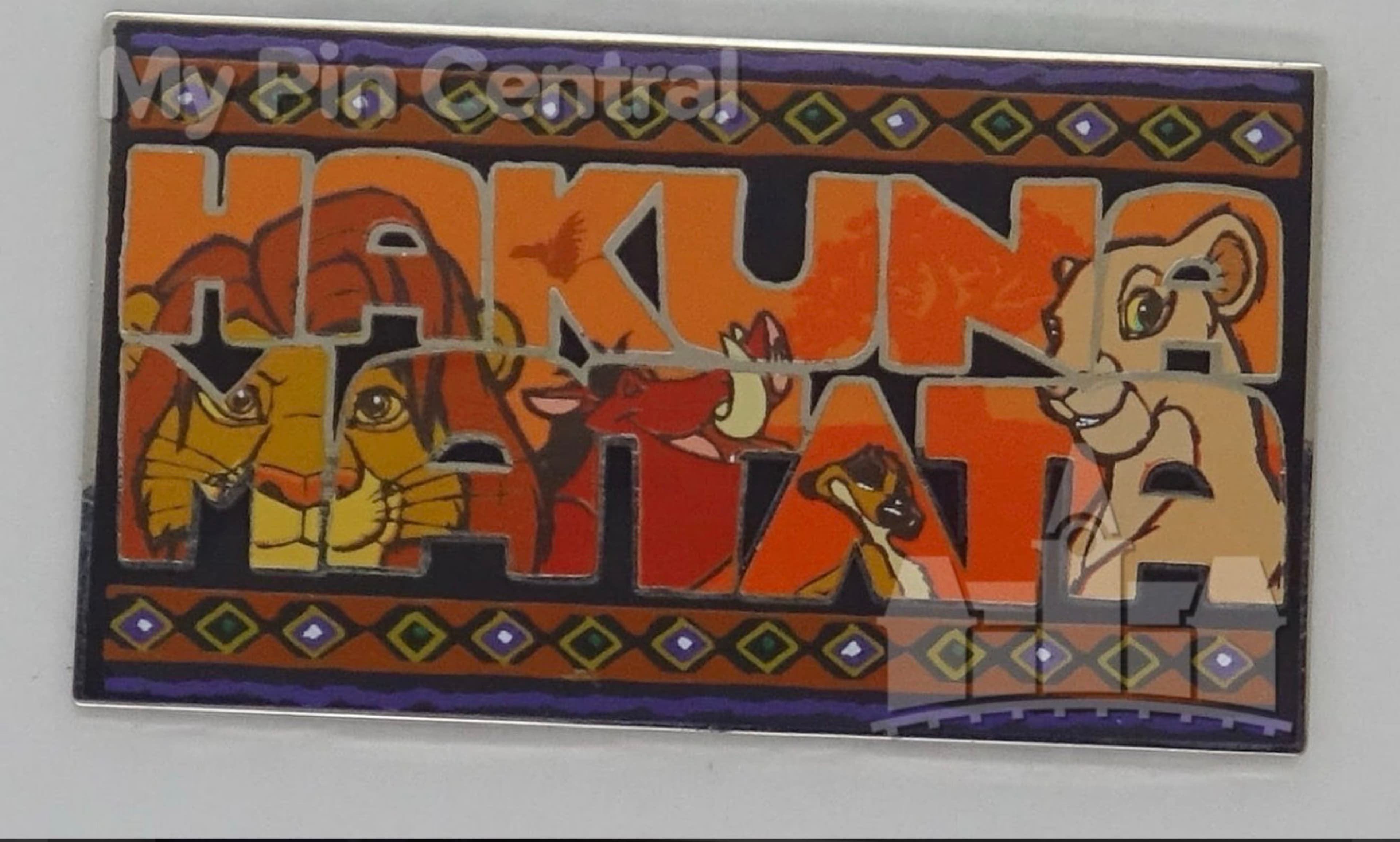 Hakuna Matata - Lion King Icons front