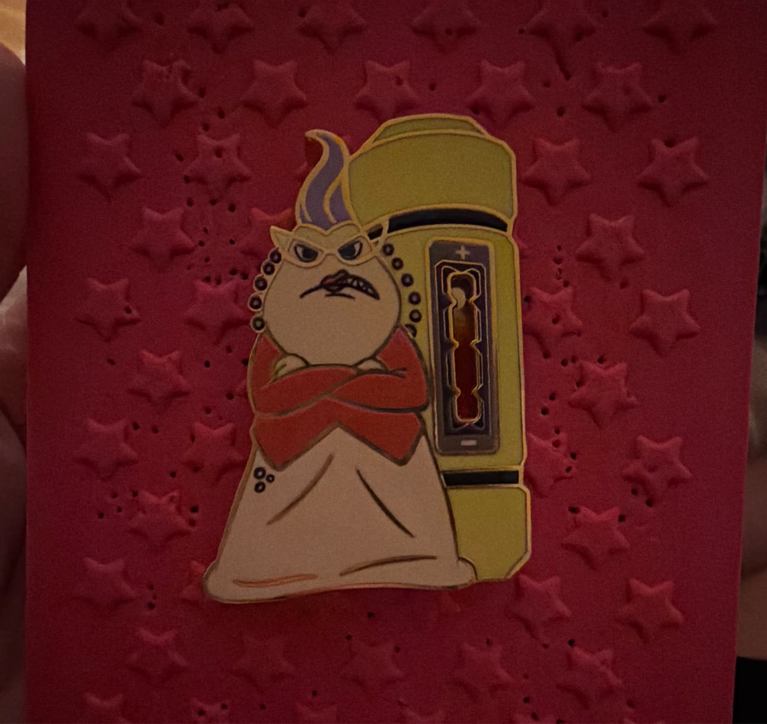 Disney Pixar Monsters, Inc. Character Blind Box Enamel Pin - Roz front