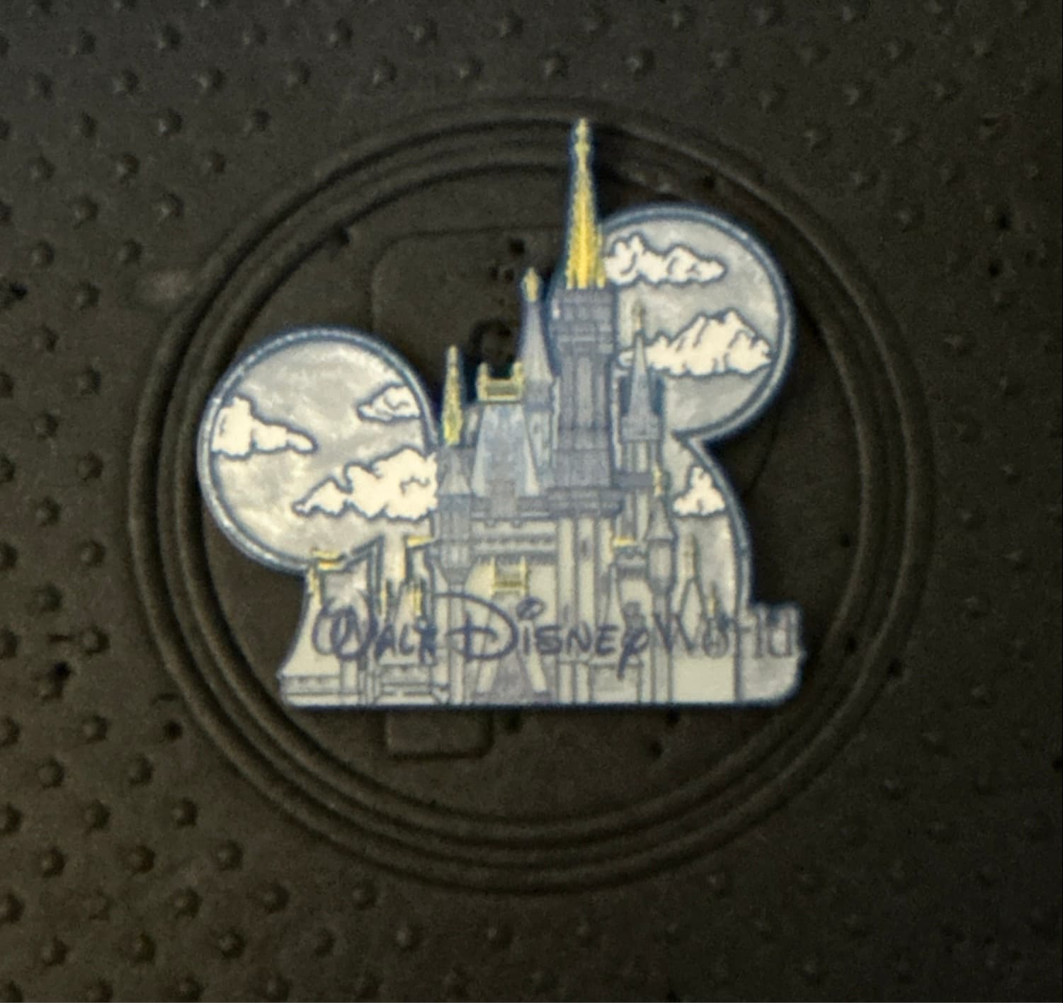 Cinderella's Castle Mickey Ear Silhouette Pin - Walt Disney World front