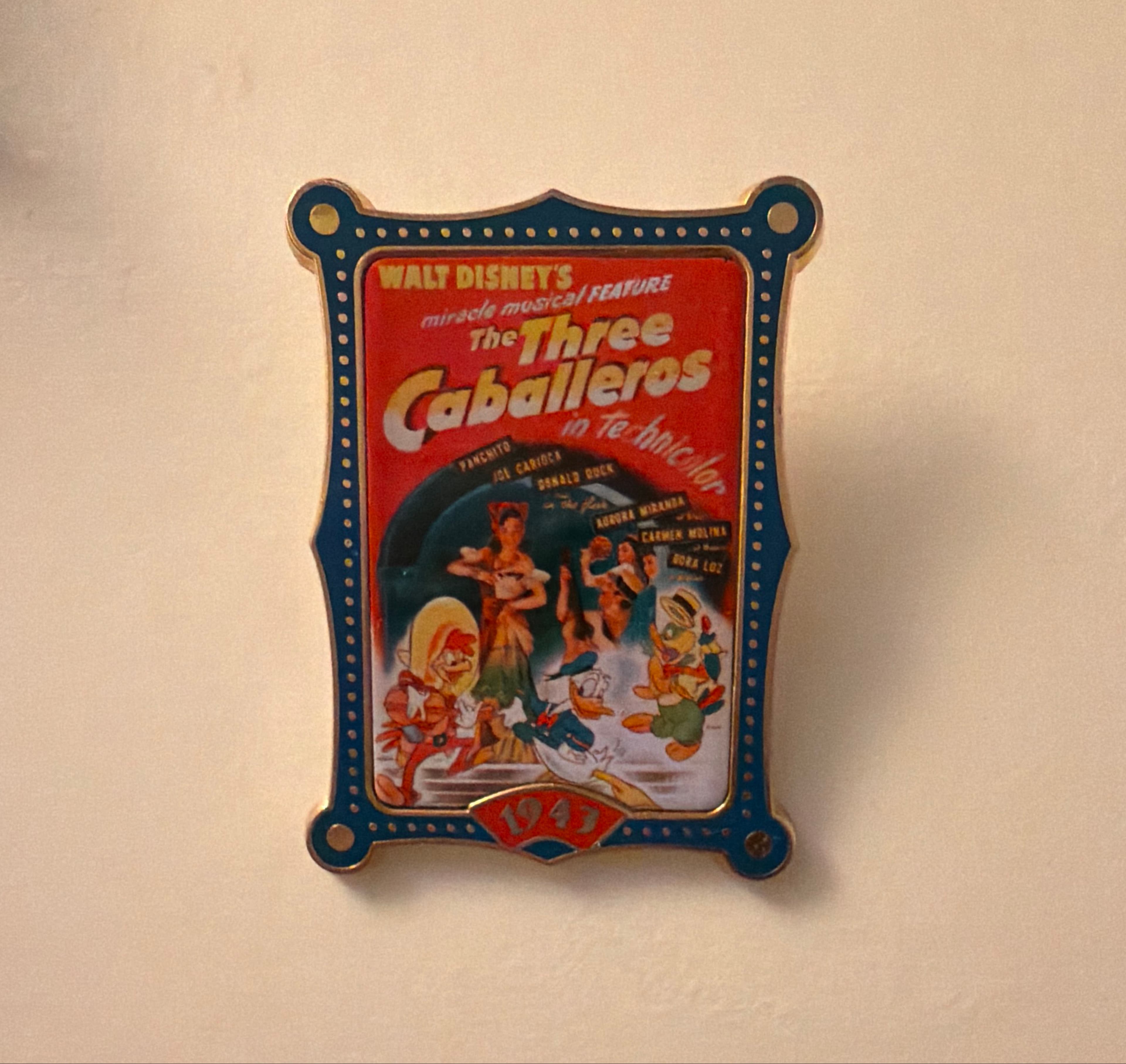 The Three Caballeros Movie Poster 1943 Pin front