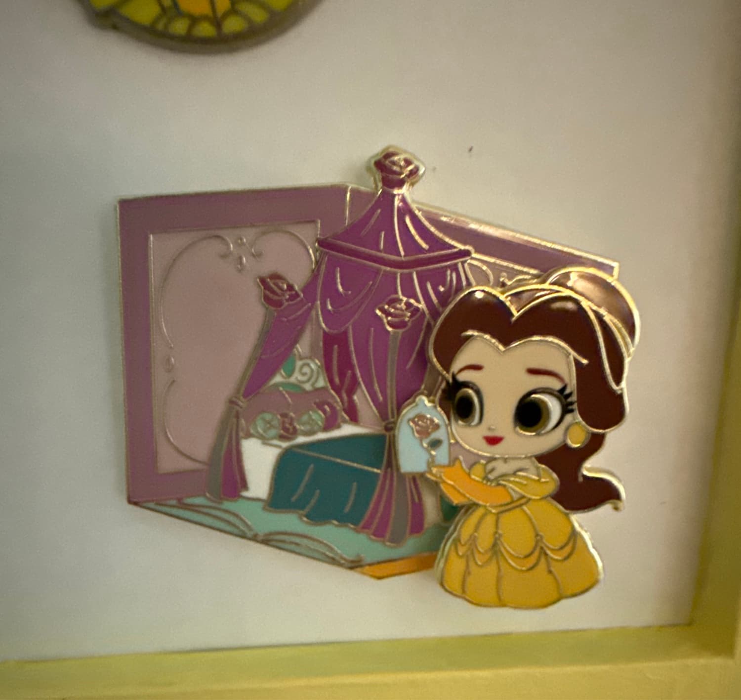 Princess Belle Beauty & the Beast LE Pin - Disney 100 Storybook Series front