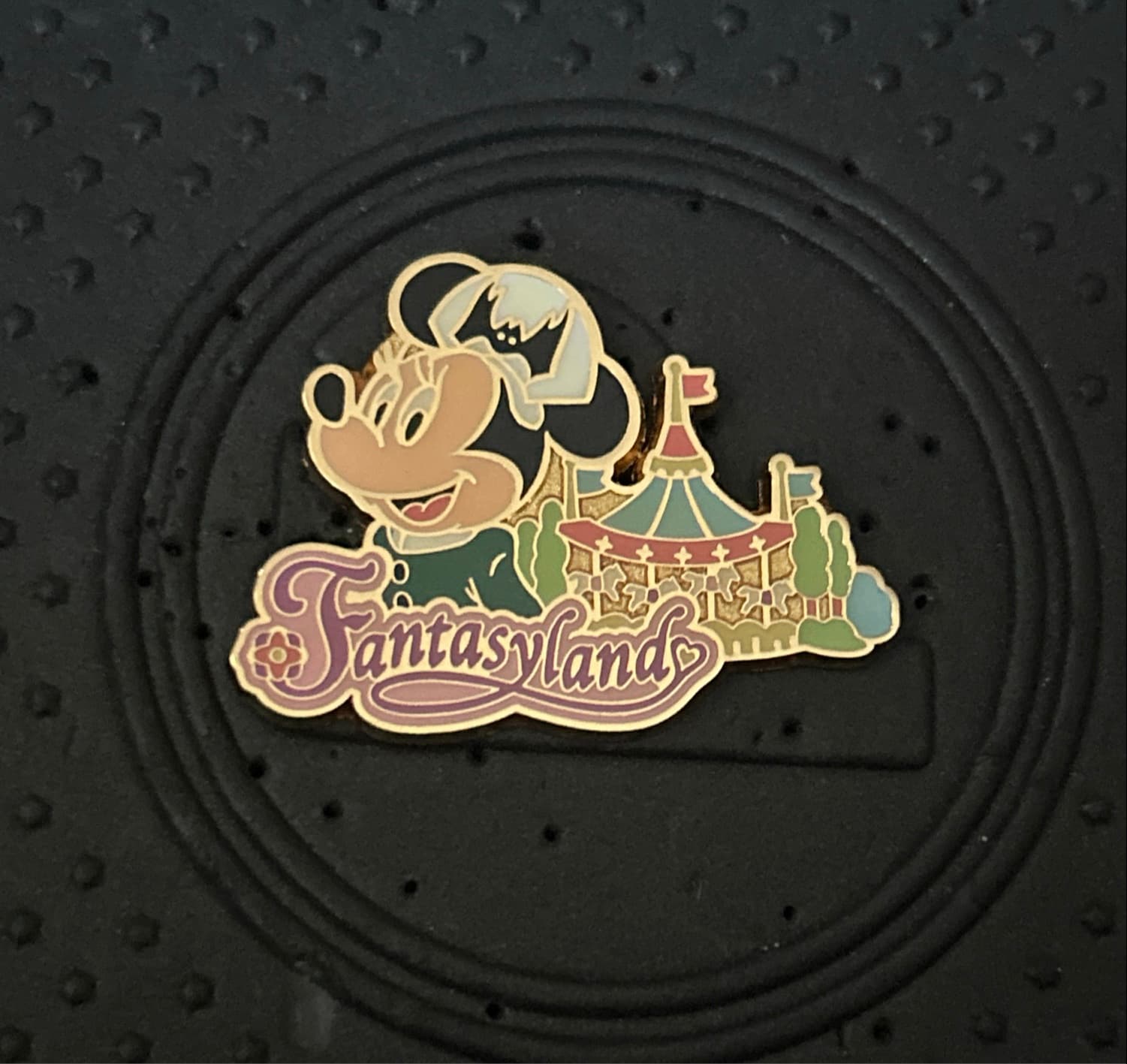 Mickey Mouse Fantasyland Carousel with Ghost Pin front