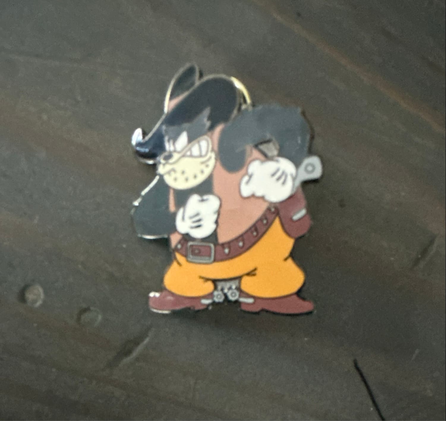 Pete Frontierland Cowboy Pin front